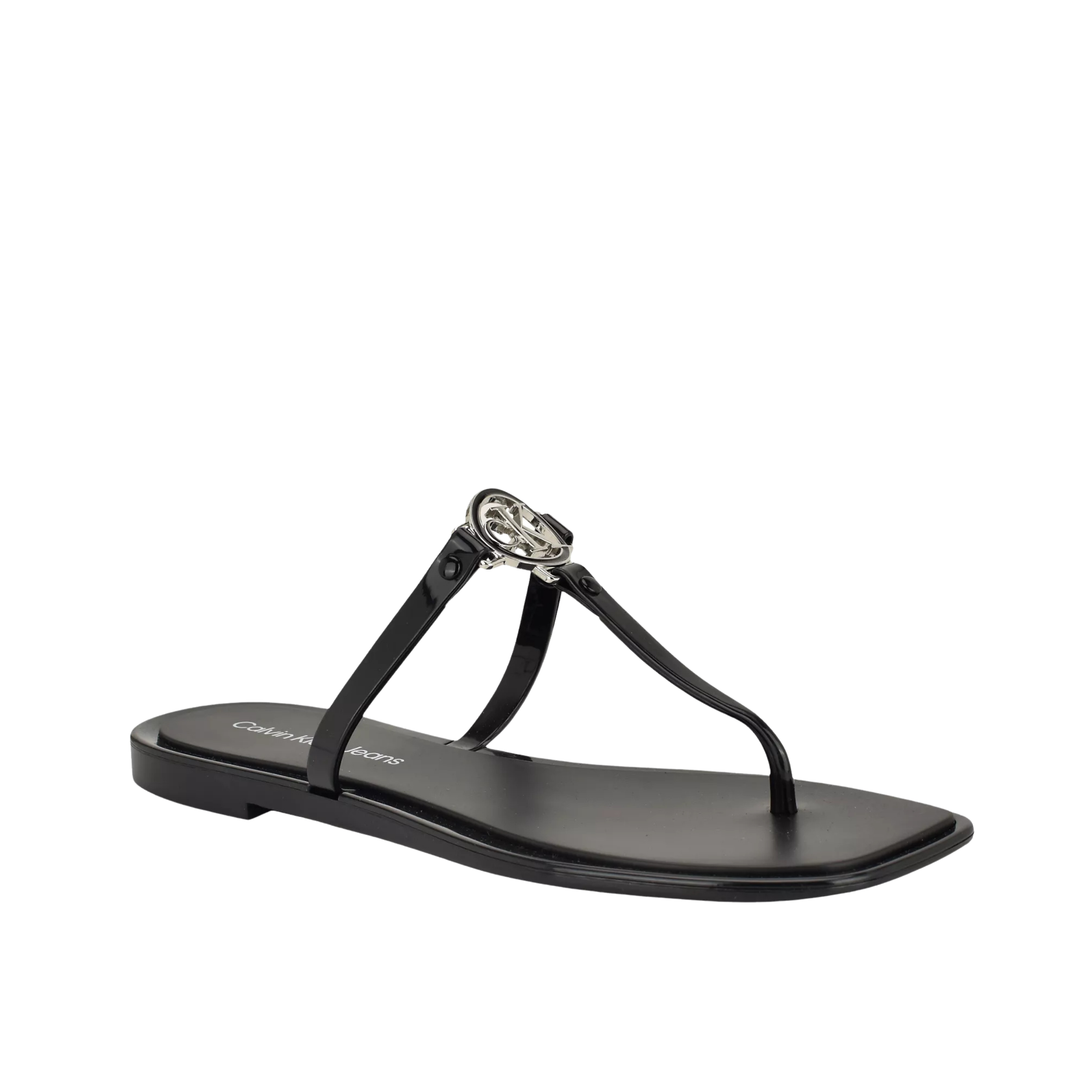 Calvin Klein Women Ellye Jelly Sandal - Black