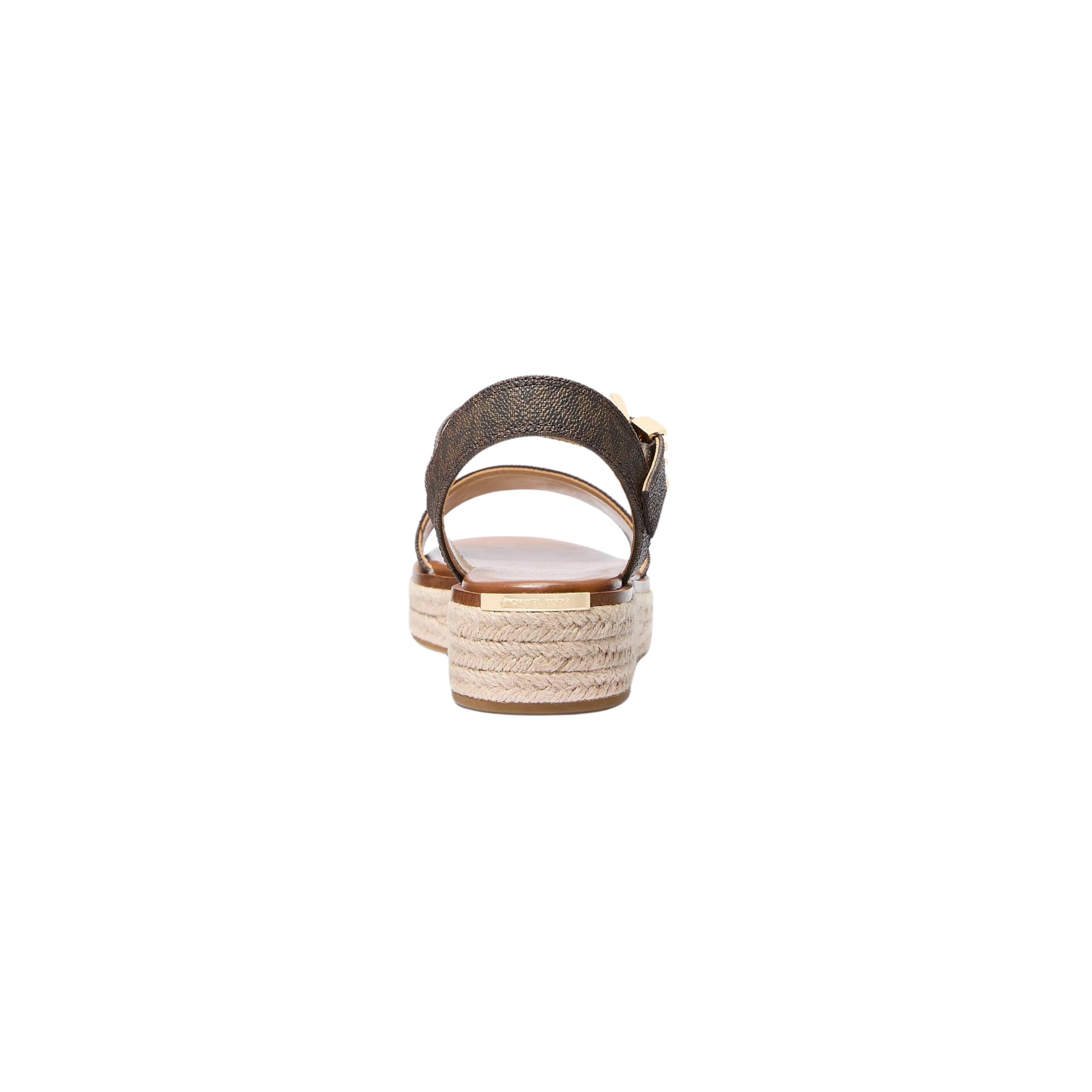 Michael Kors Women Richie Signature Logo Platform Espadrille Sandal - Brown