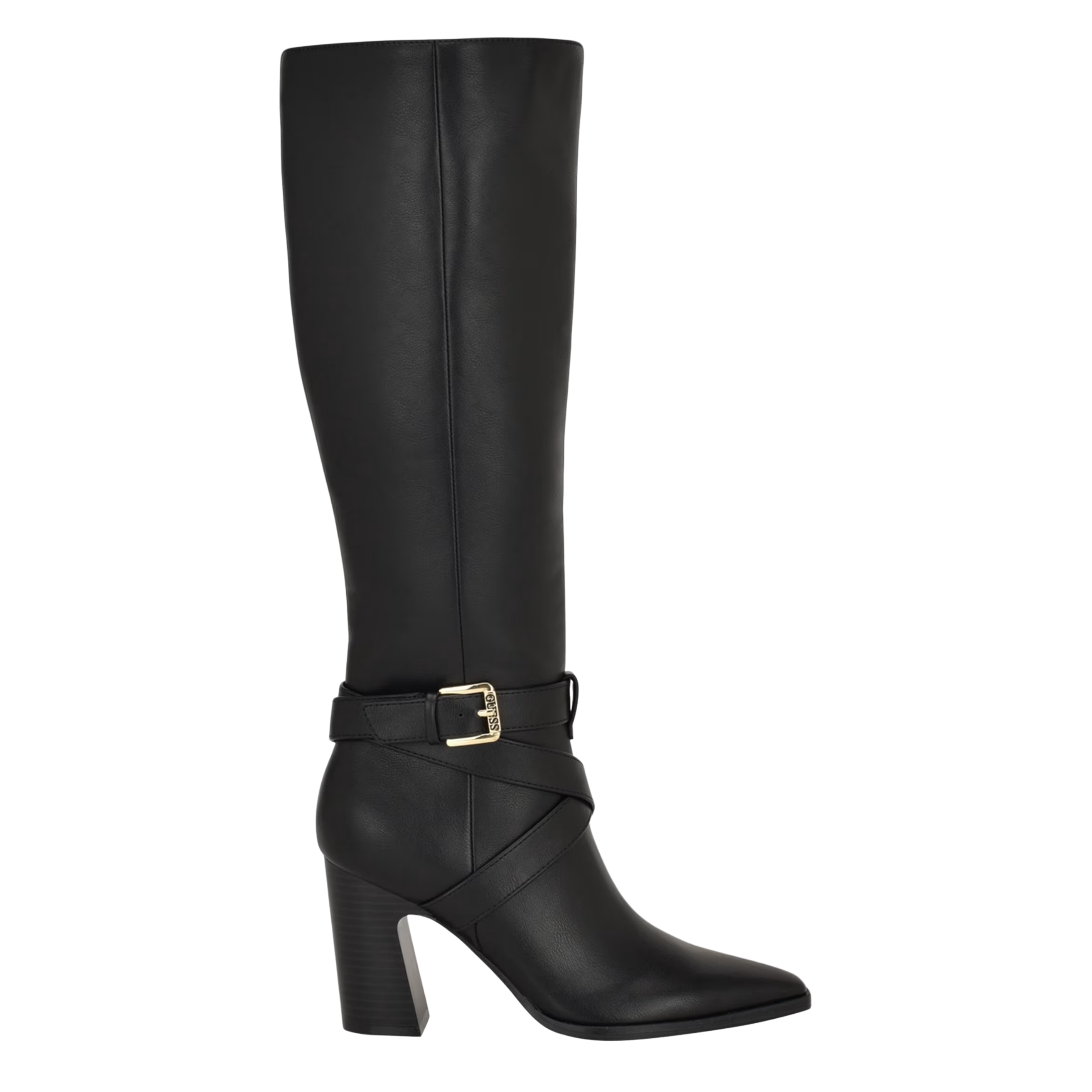 Guess Women Wilderr Heeled Riding Boots - Black