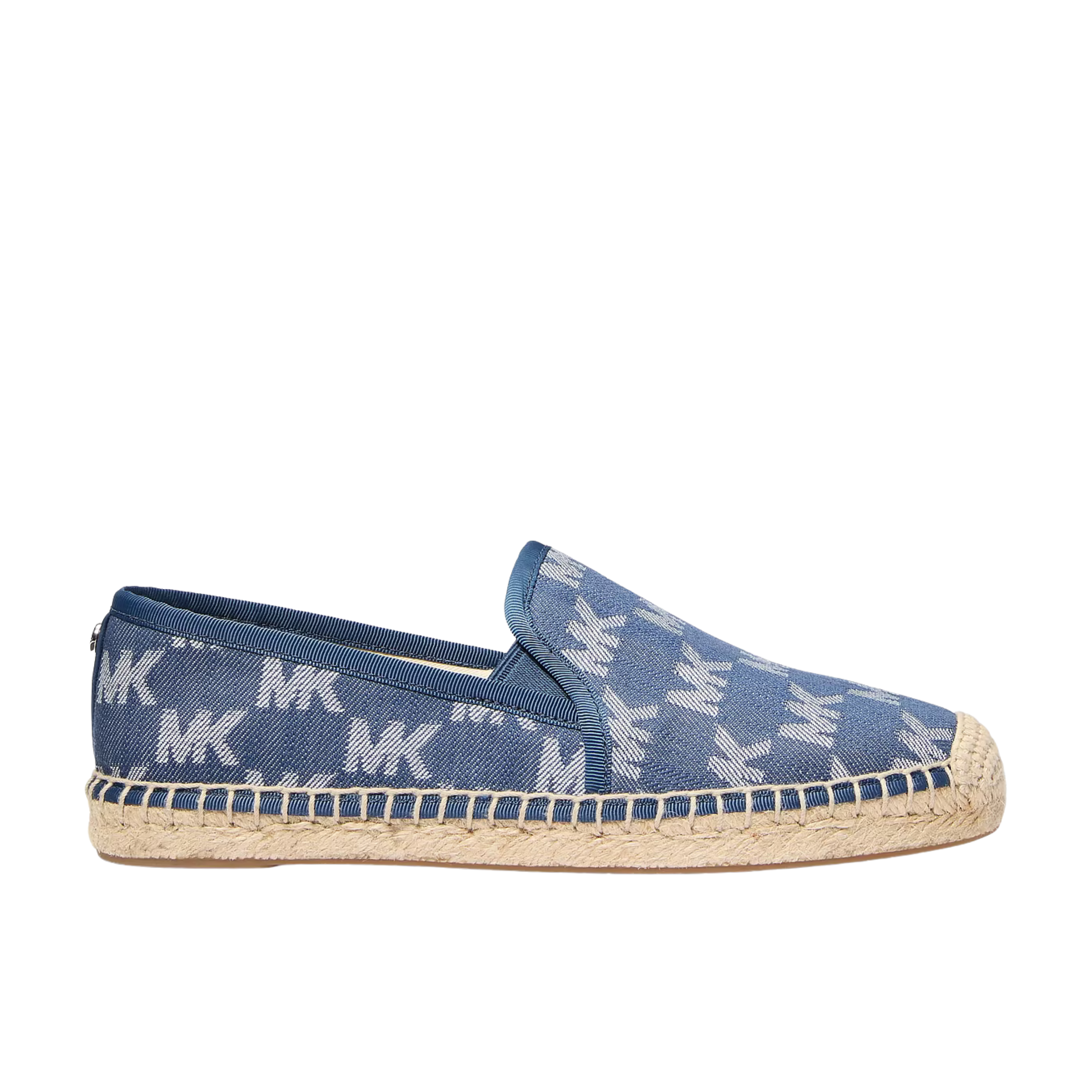 Michael Kors Women Hastings Logo Jacquard Espadrille - Medium Blue Wash