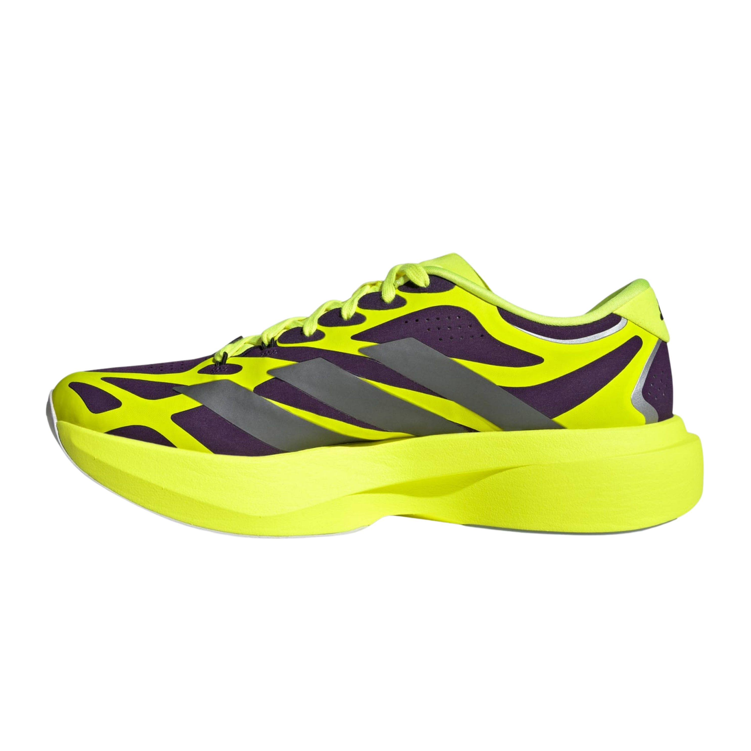 Adidas Men Adizero Evo SL Exo - Aurora Plum Iron Metallic Solar Yellow