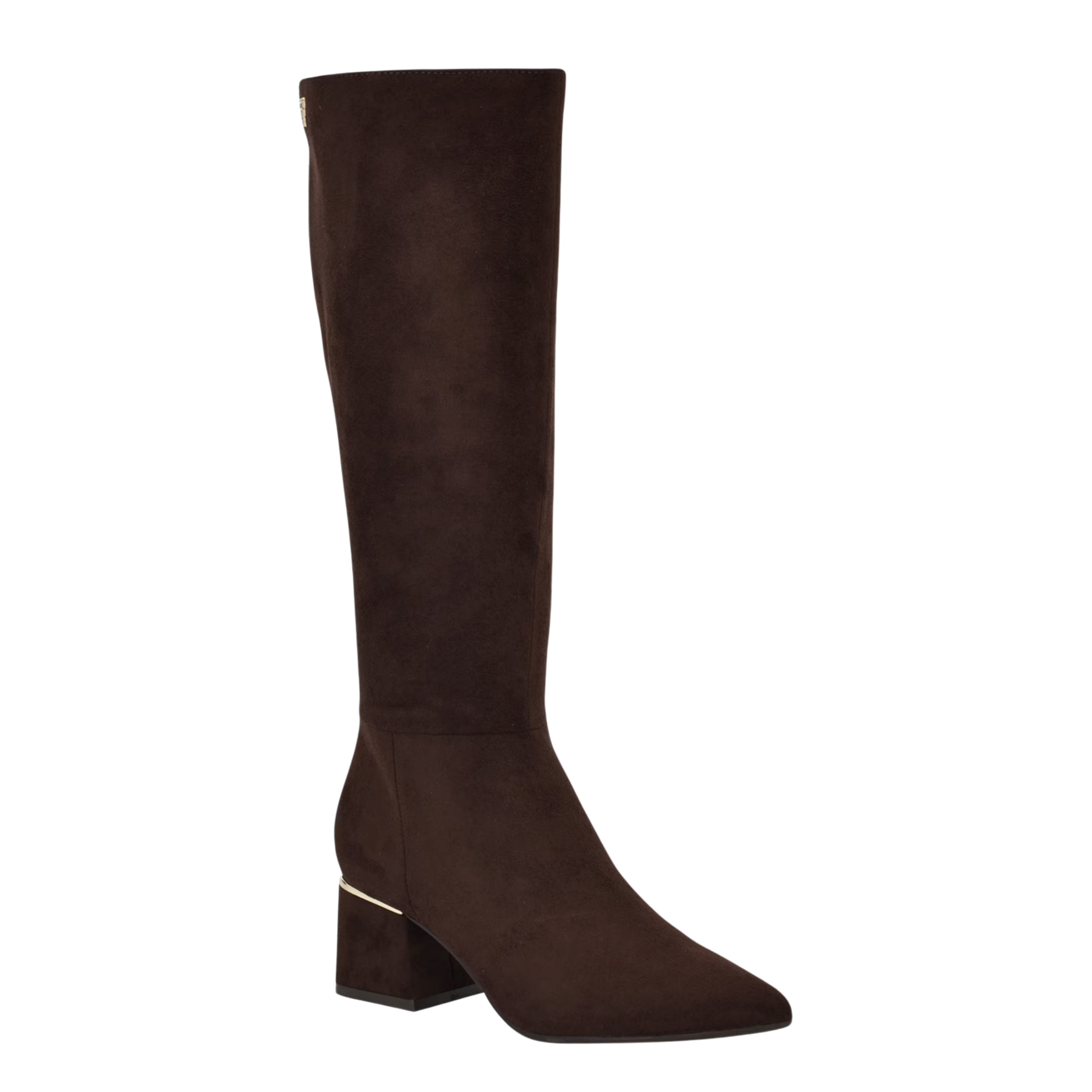 Guess Women Hoppers Suede Tall Dressy Boots - Brown