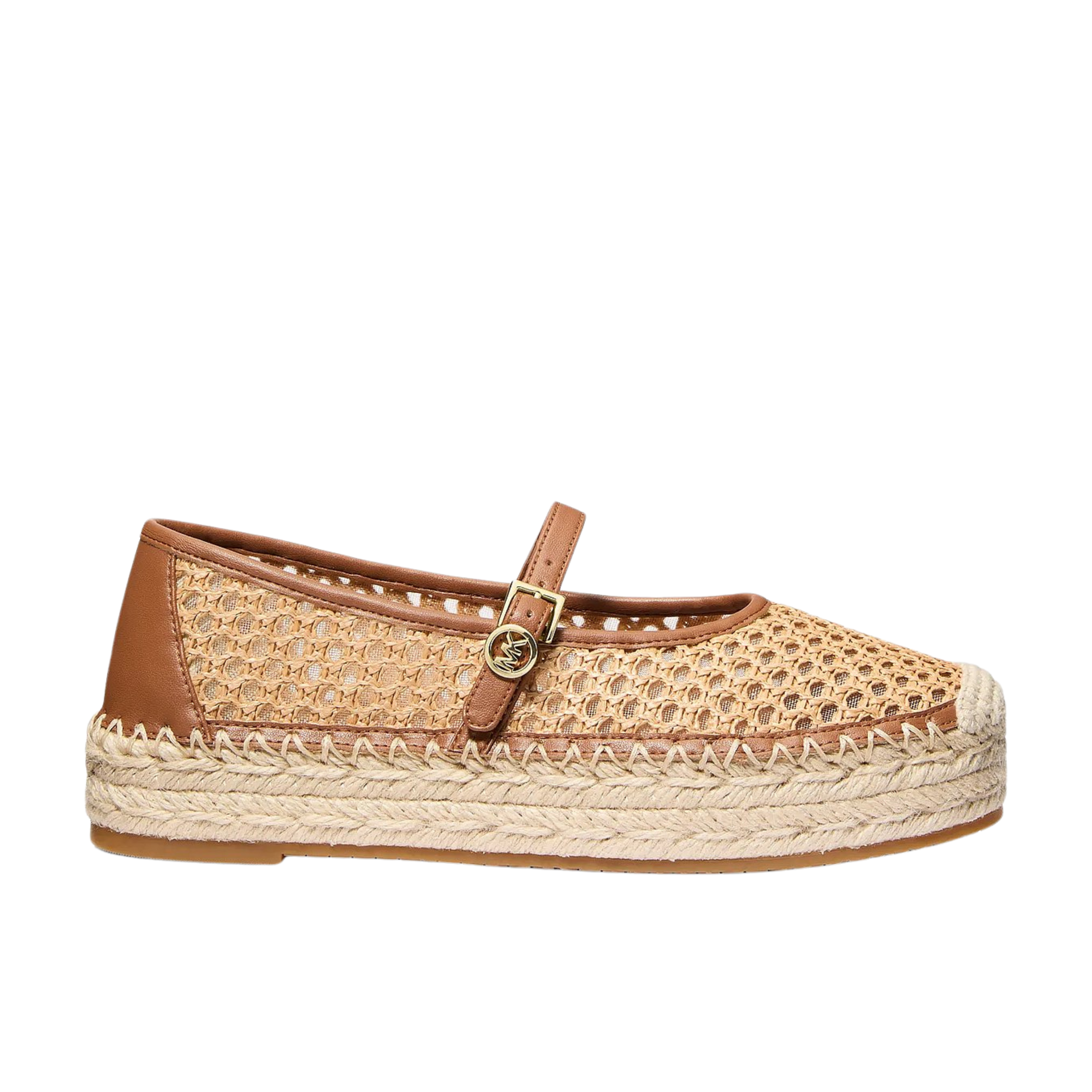 Michael Kors Women Belina Signature Logo Platform Espadrille - Luggage