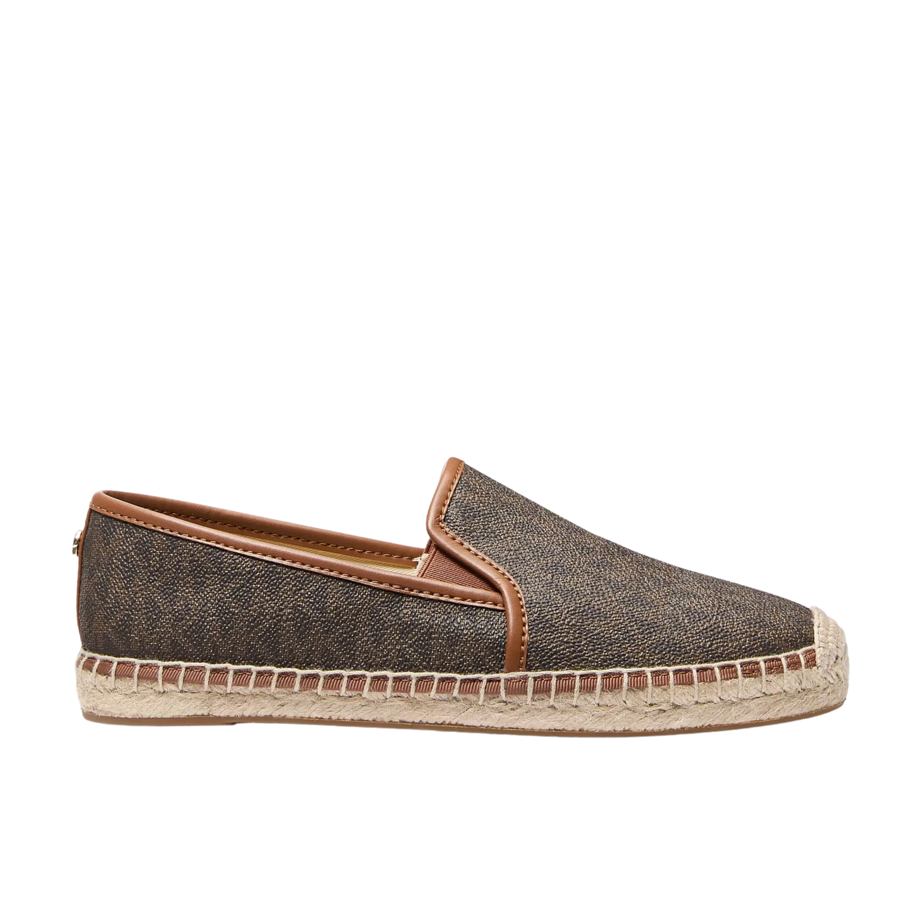 Michael Kors Women Hastings Signature Logo Slip On Espadrille - Brown