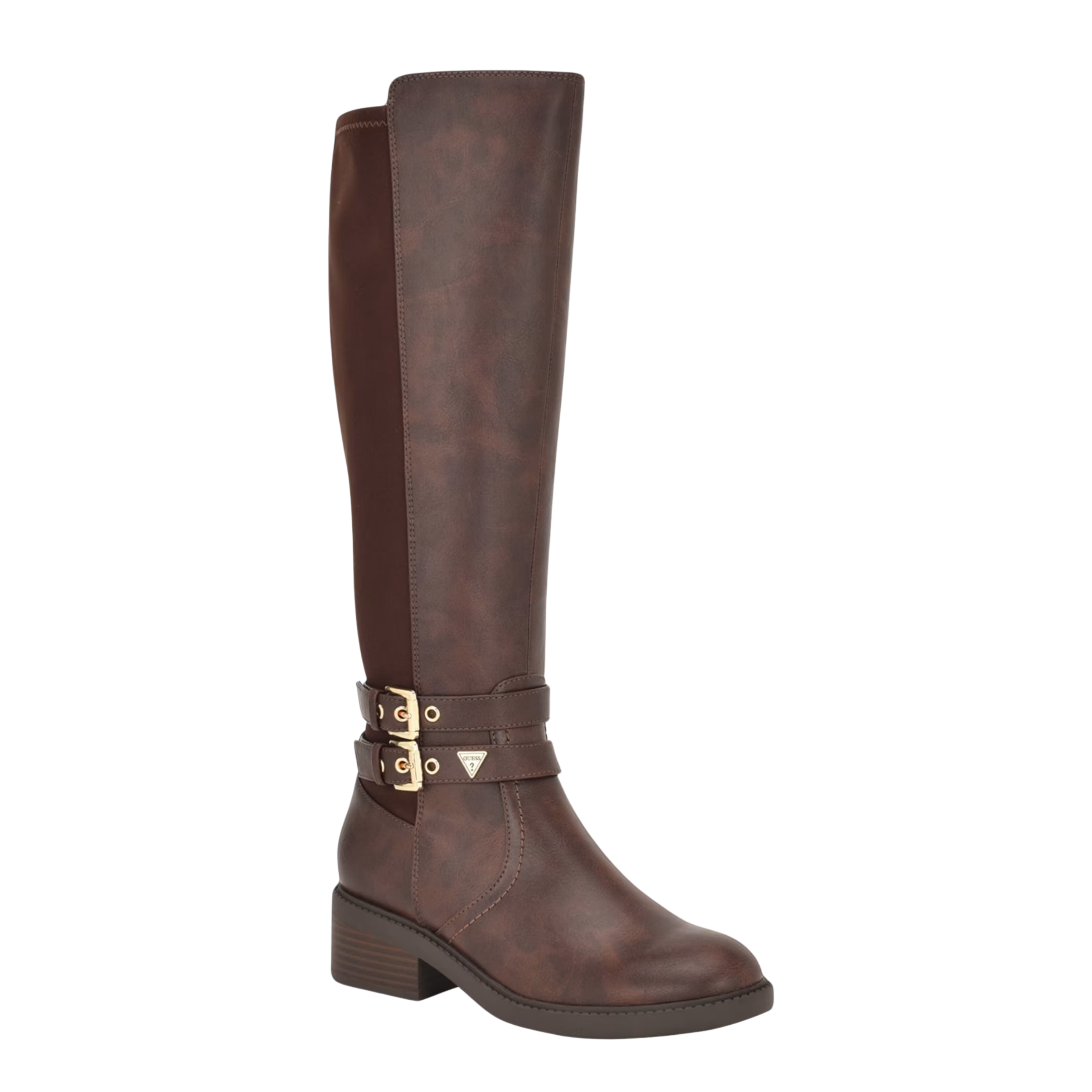 Guess Women Partha Tall Riding Boots - Brown