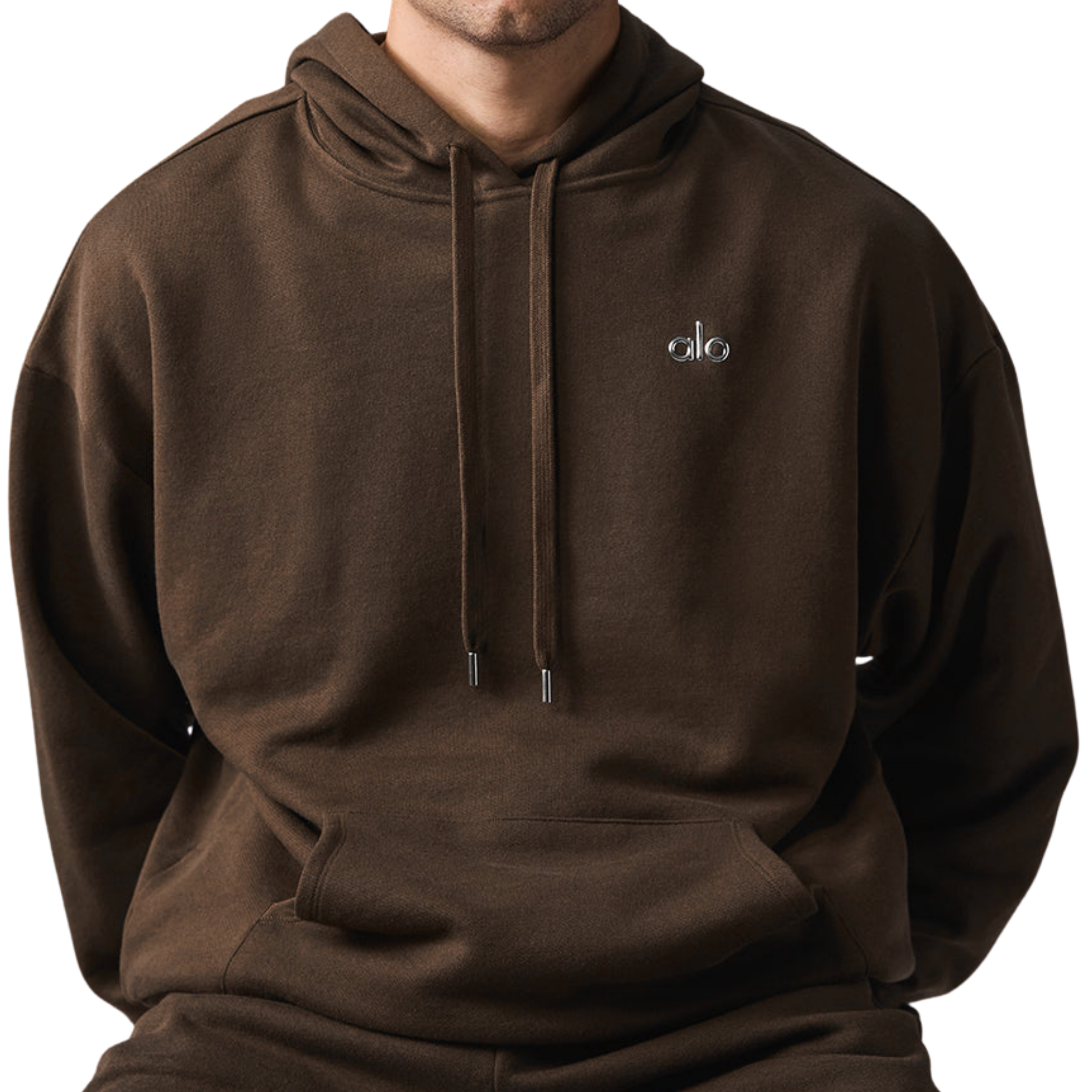 Alo Men Accolade Hoodie - Espresso