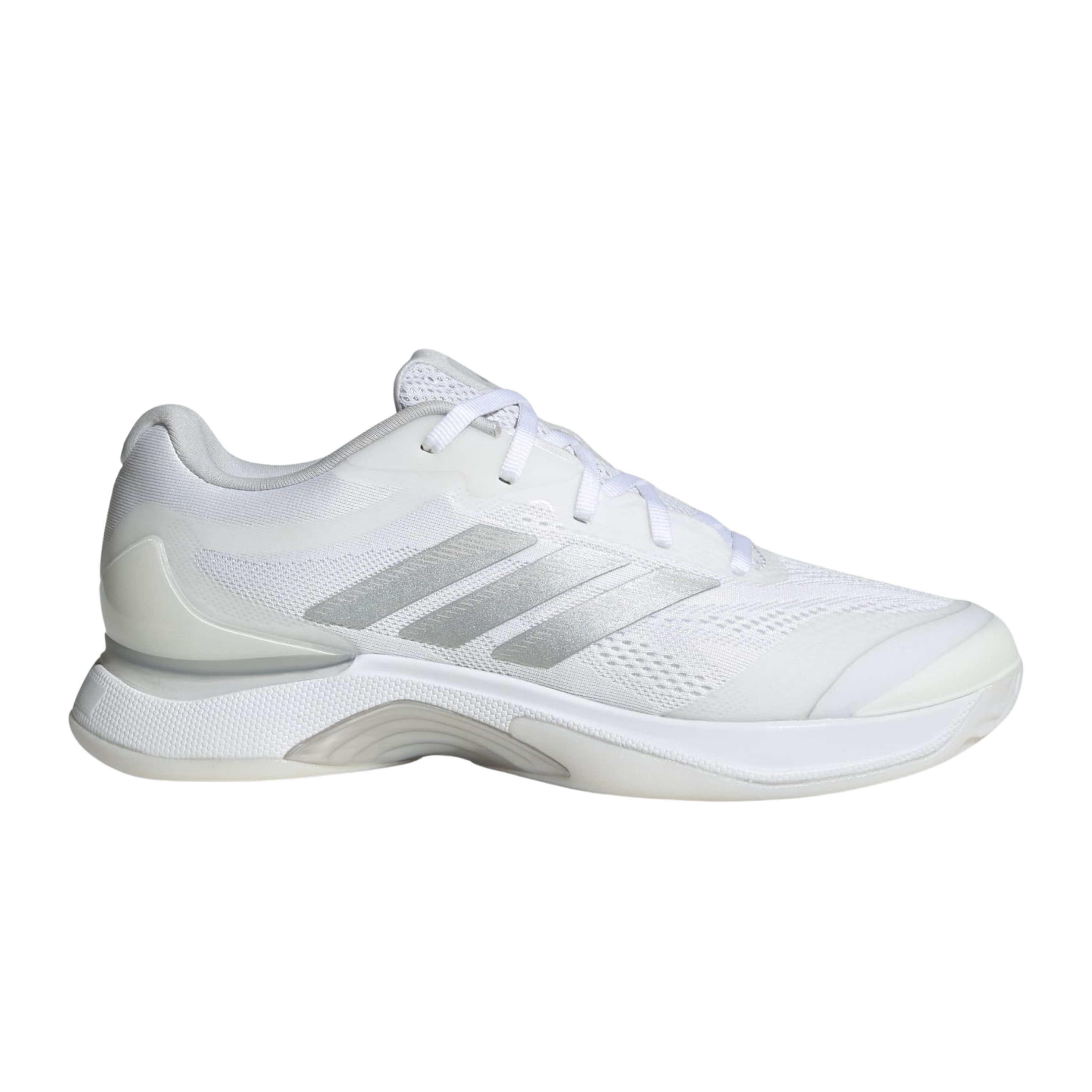 Adidas Women Avacourt 3 Tennis - Cloud White Silver Metallic Dash Grey