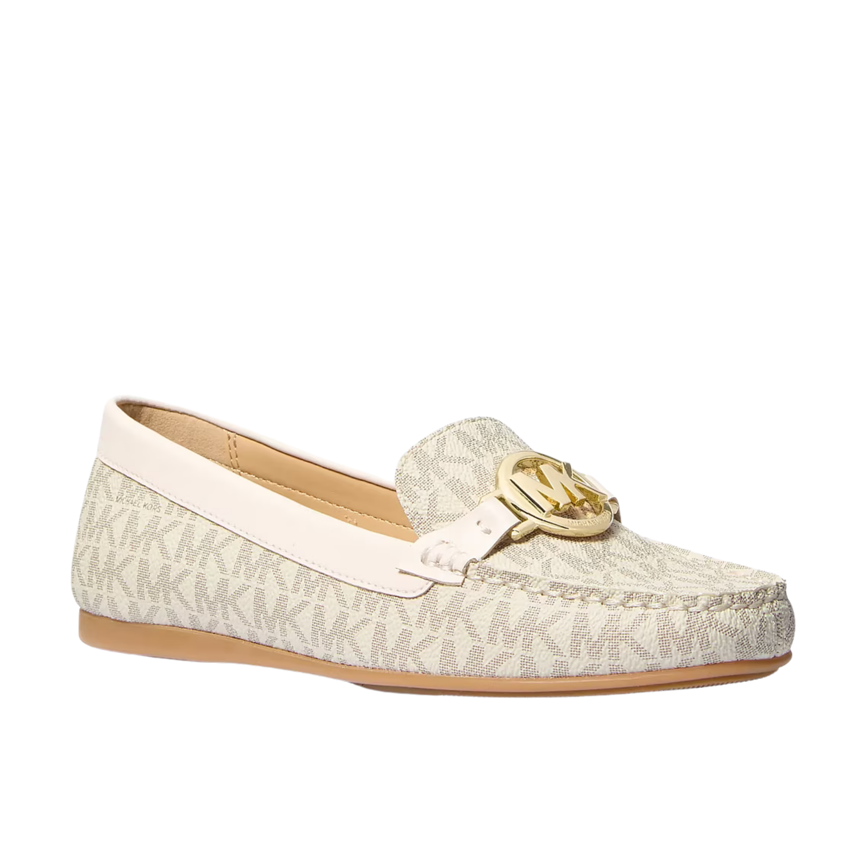 Michael Kors Women Fulton Signature Logo Moccasin - Vanilla