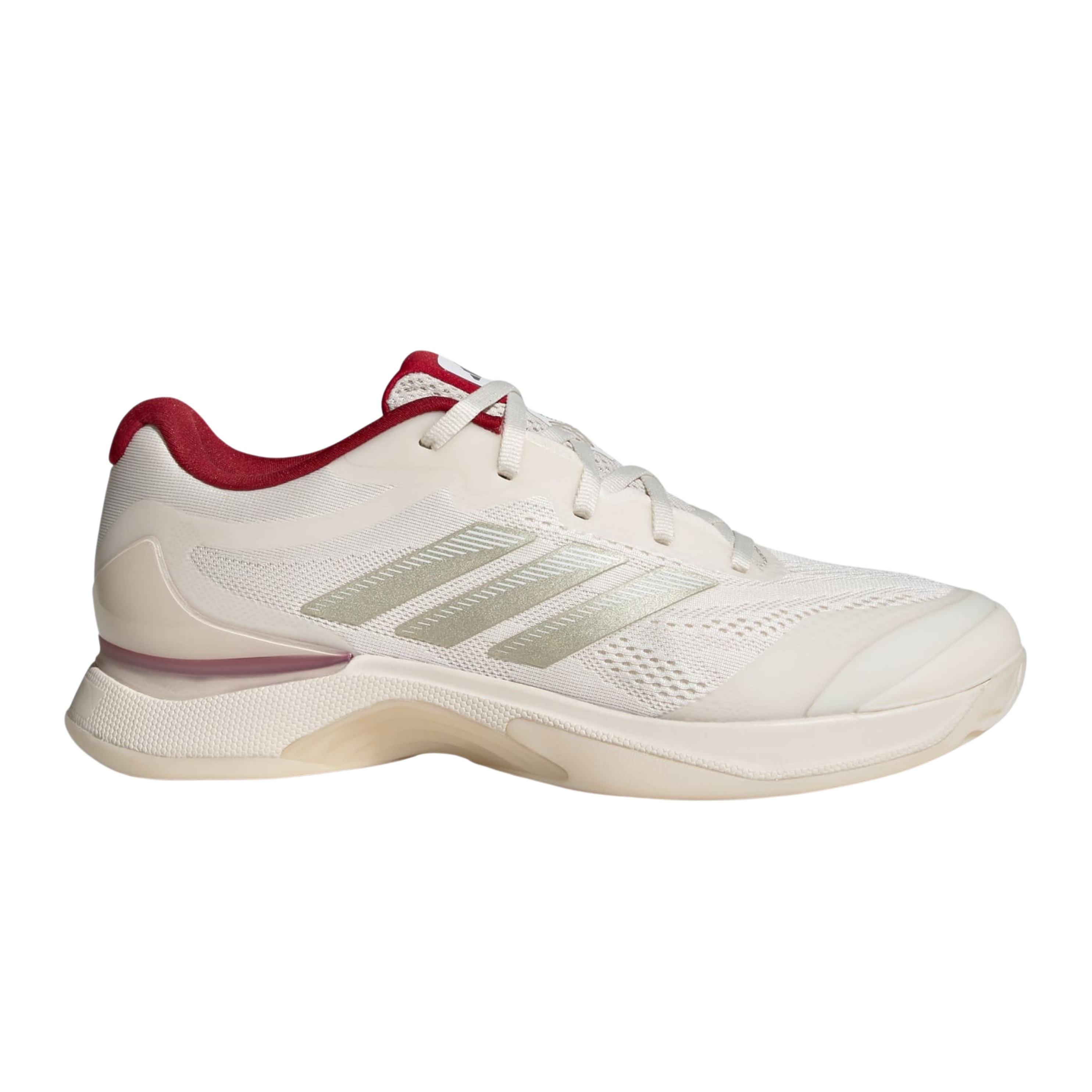 Adidas Women Avacourt 3 Tennis - Chalk White Ice Gold Met. Team Victory Red