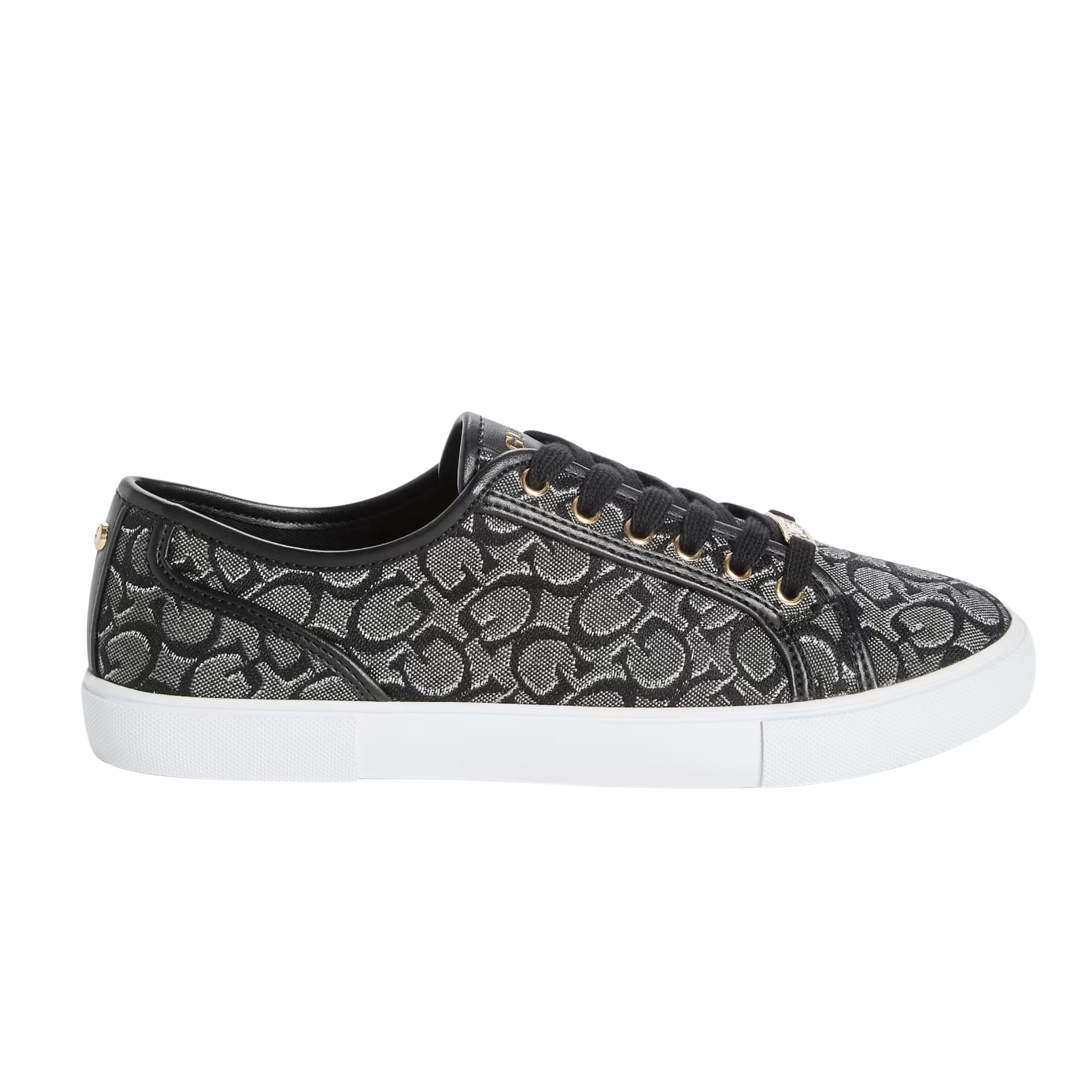 Guess Women Melya Logo Low-Top - Black