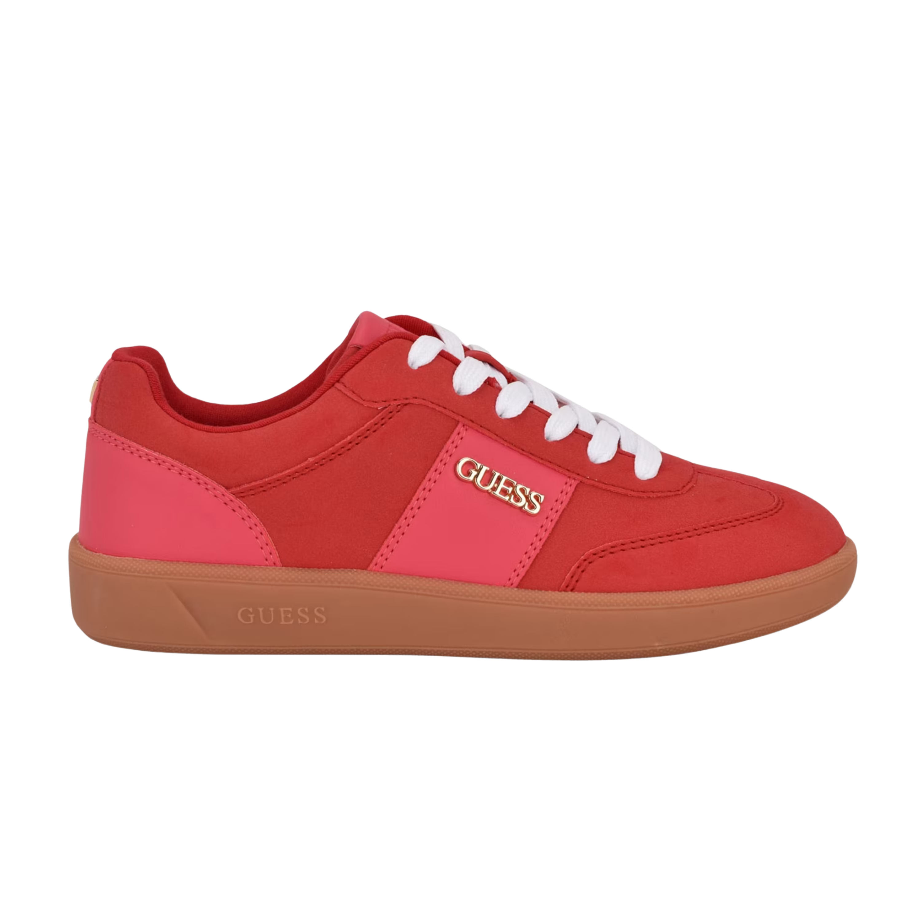 Guess Women Pelara Striped Low-Top - Red