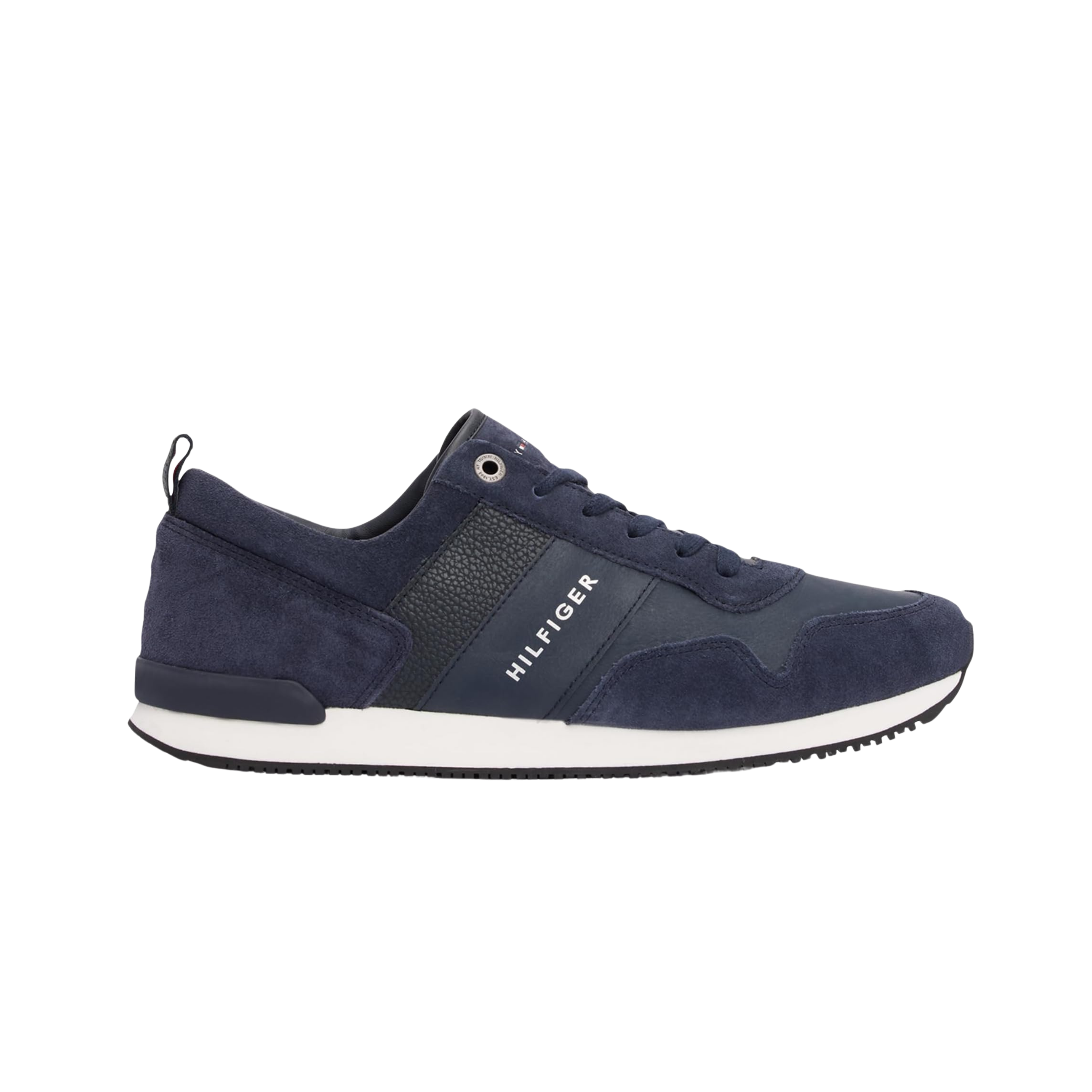 Tommy Hilfiger Men Iconic Leather Suede - Blue Midnight