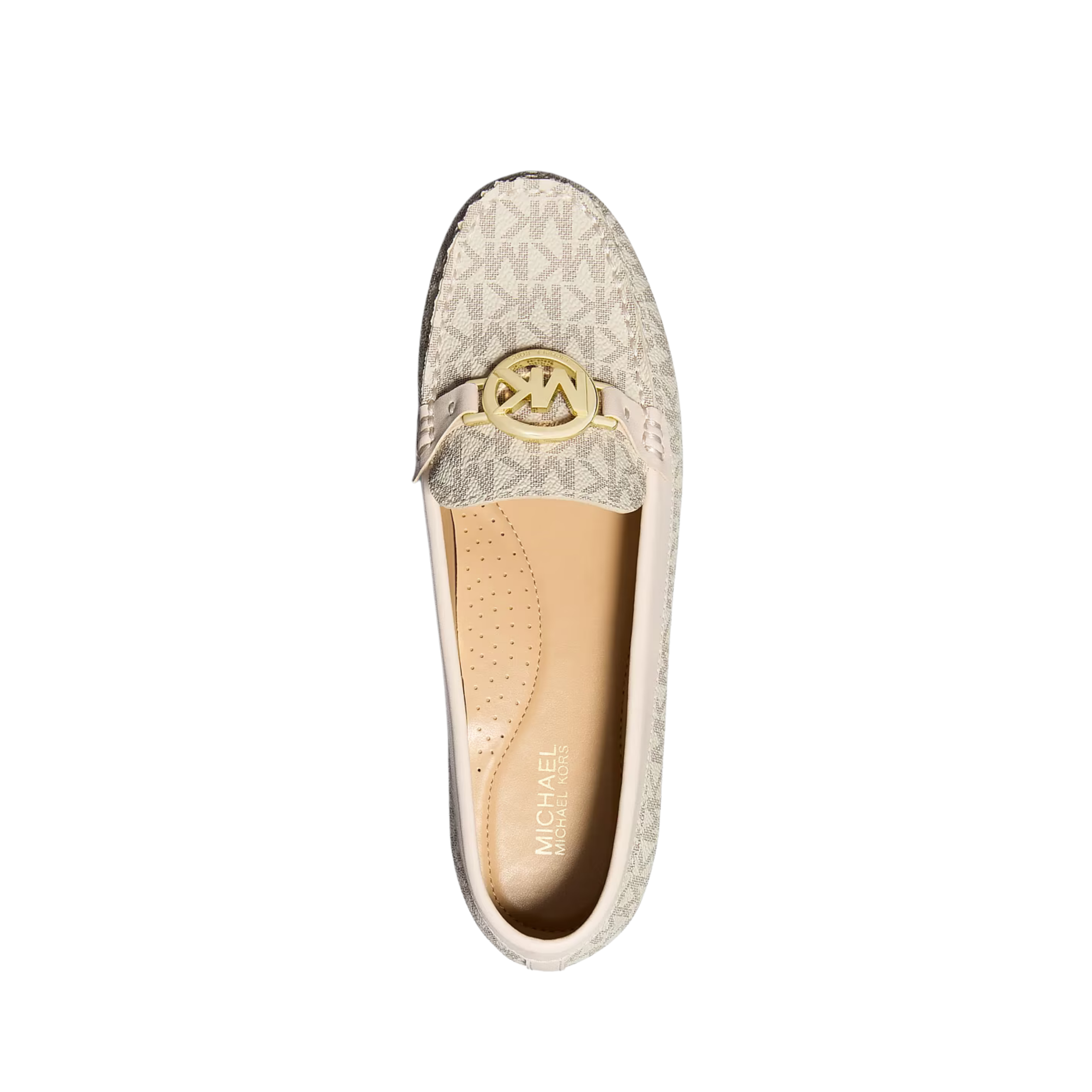 Michael Kors Women Fulton Signature Logo Moccasin - Vanilla