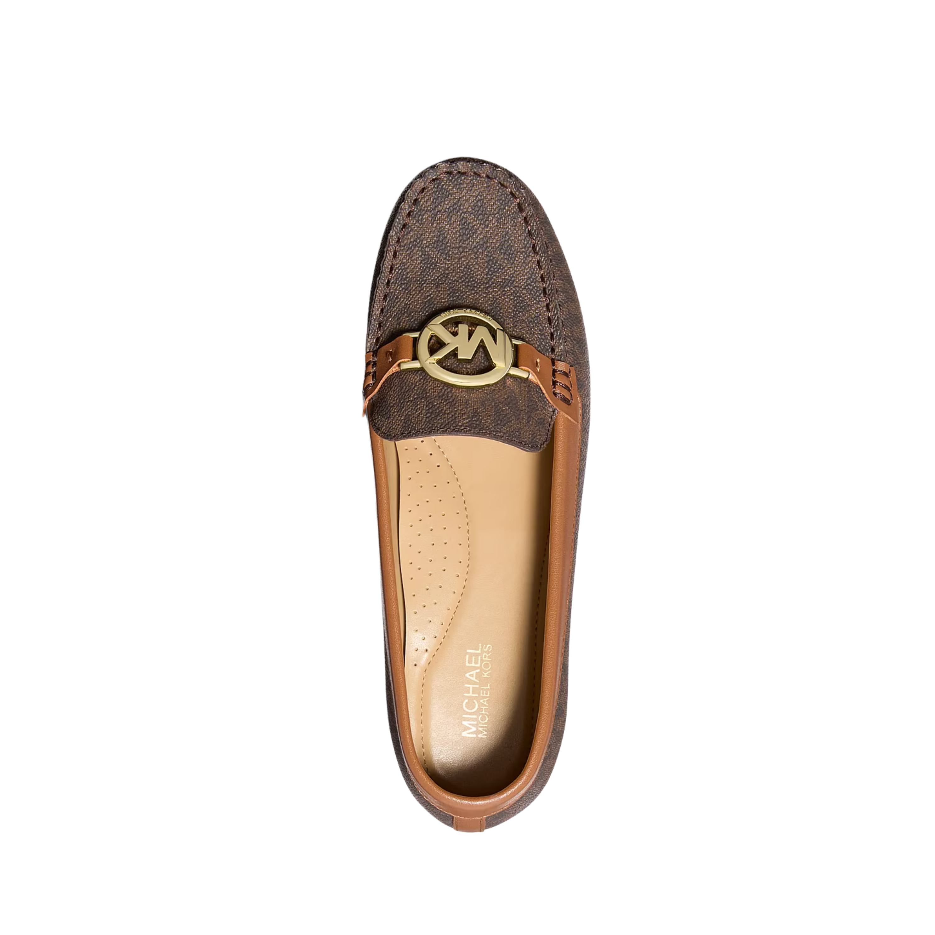 Michael Kors Women Fulton Signature Logo Moccasin - Brown