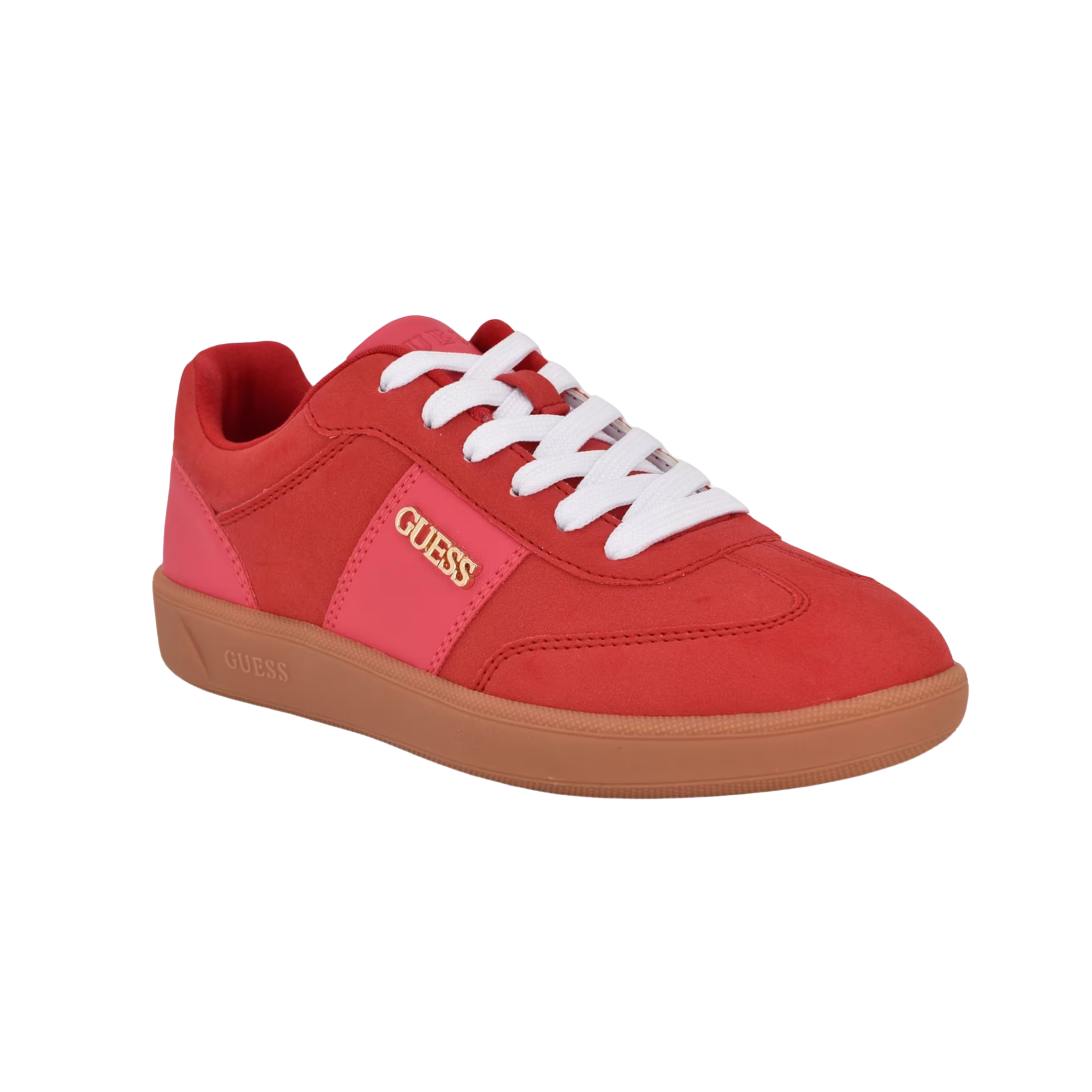 Guess Women Pelara Striped Low-Top - Red
