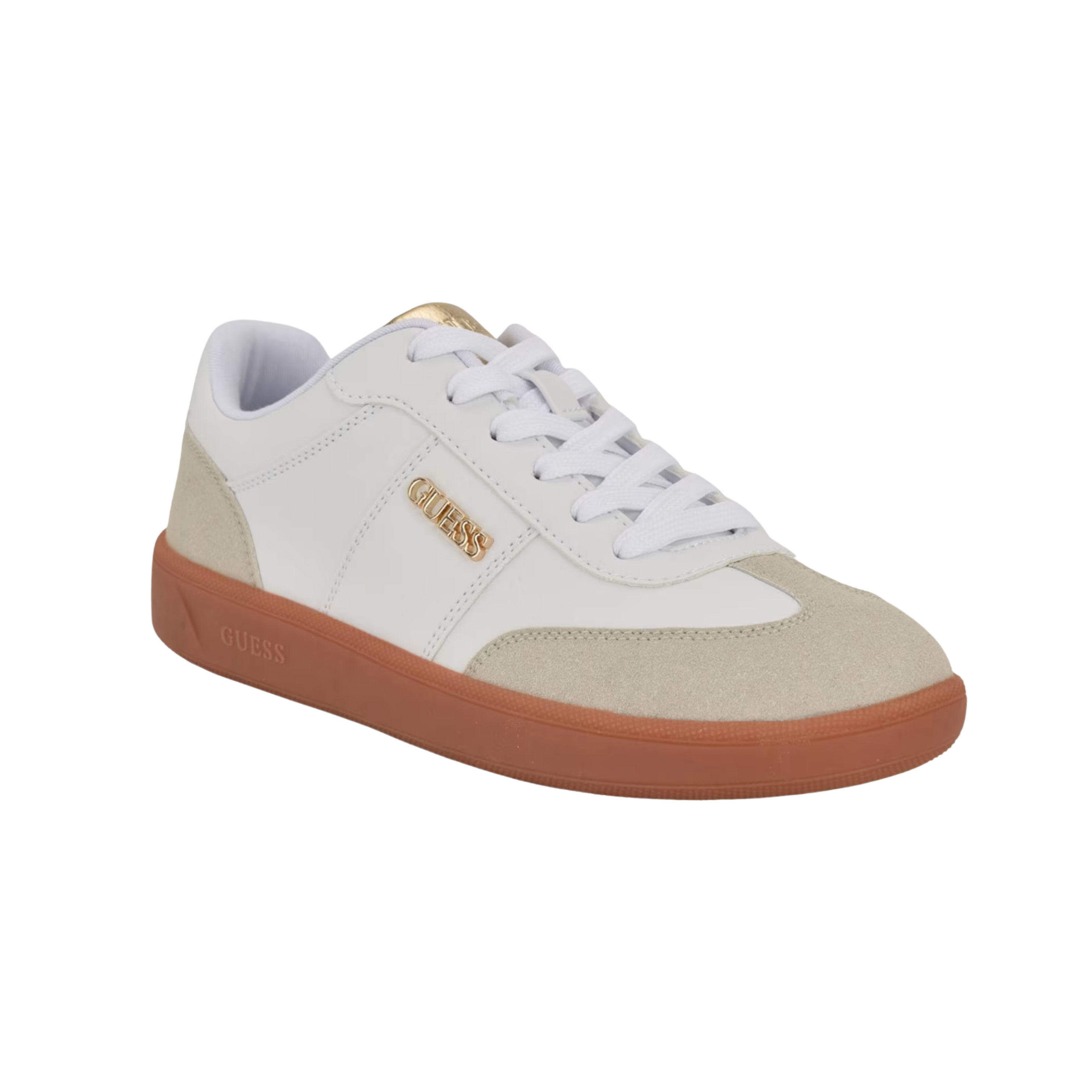 Guess Women Pelara Striped Low-Top - White