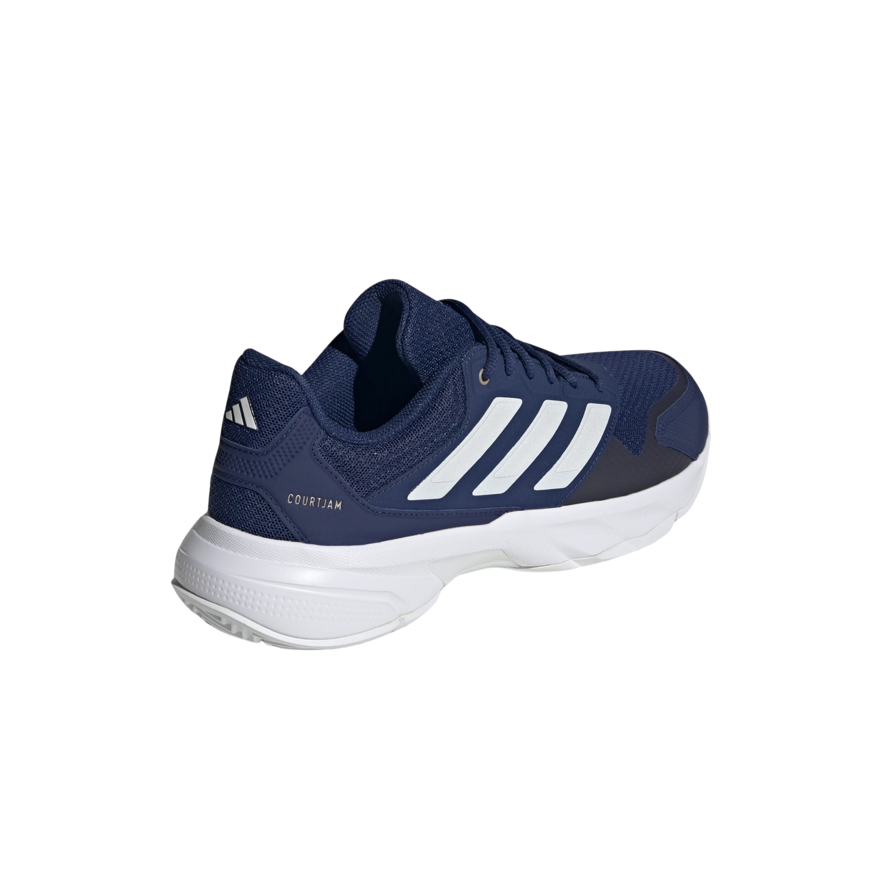 Adidas Men CourtJam Control 3 Tennis - Dark Blue Zero Metalic Cloud White