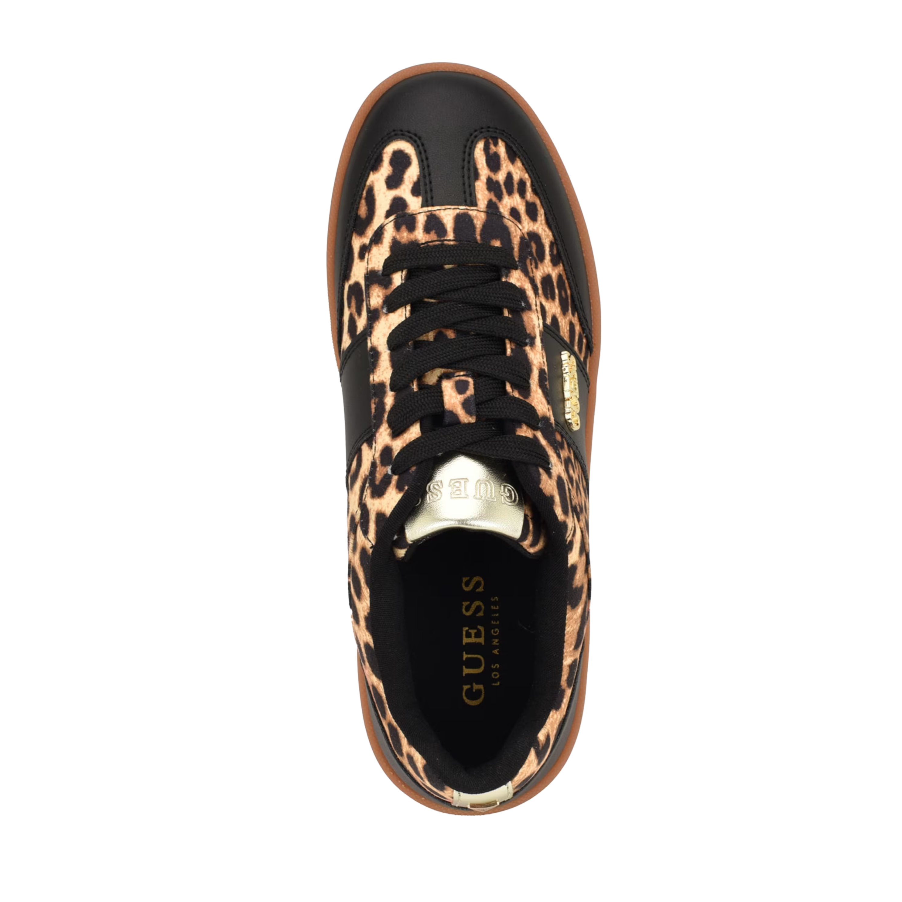 Guess Women Pelara Faux-Leather Low-Top - Brown