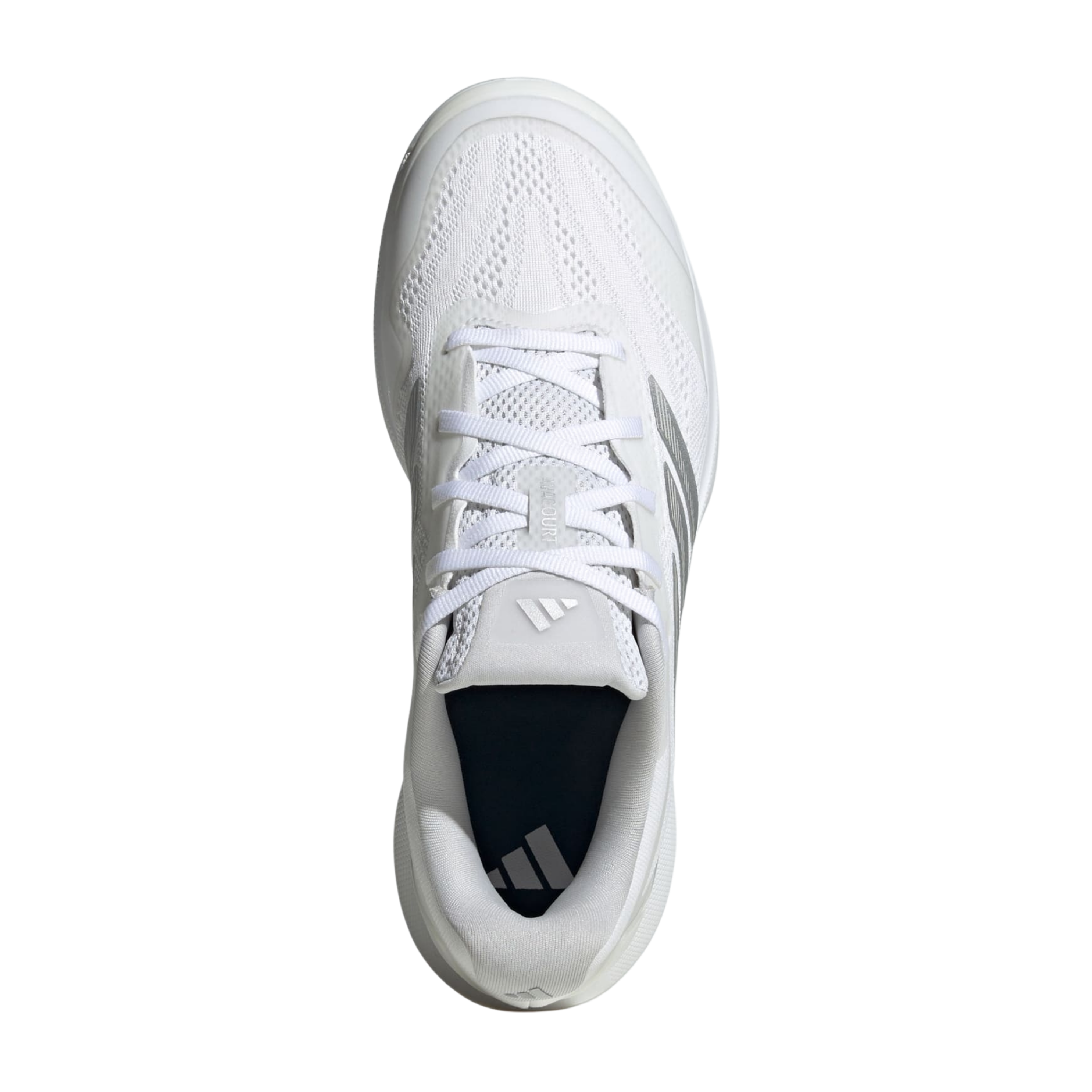 Adidas Women Avacourt 3 Tennis - Cloud White Silver Metallic Dash Grey