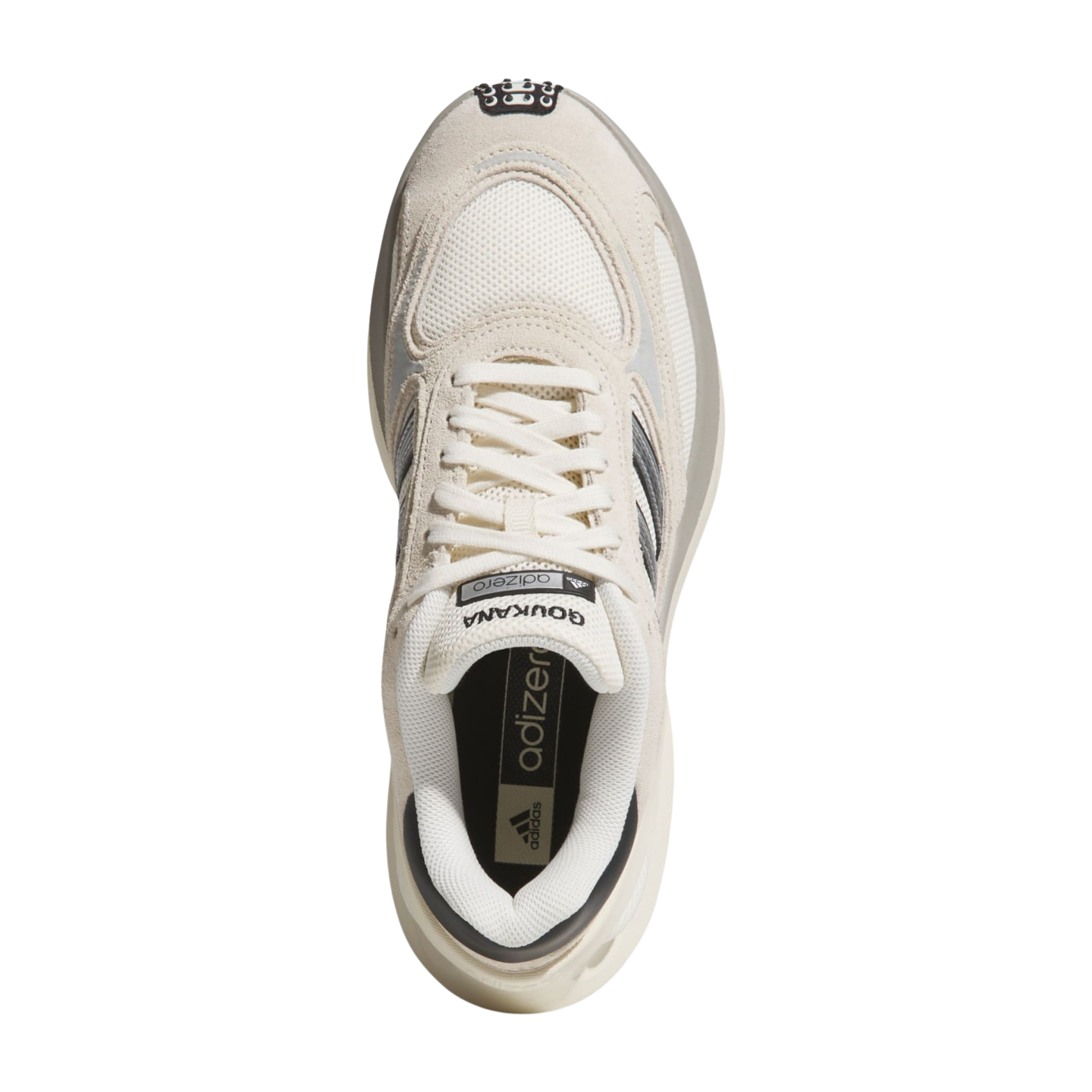 Adidas Men Adizero Goukana - Cream White Silver Metallic Core Black