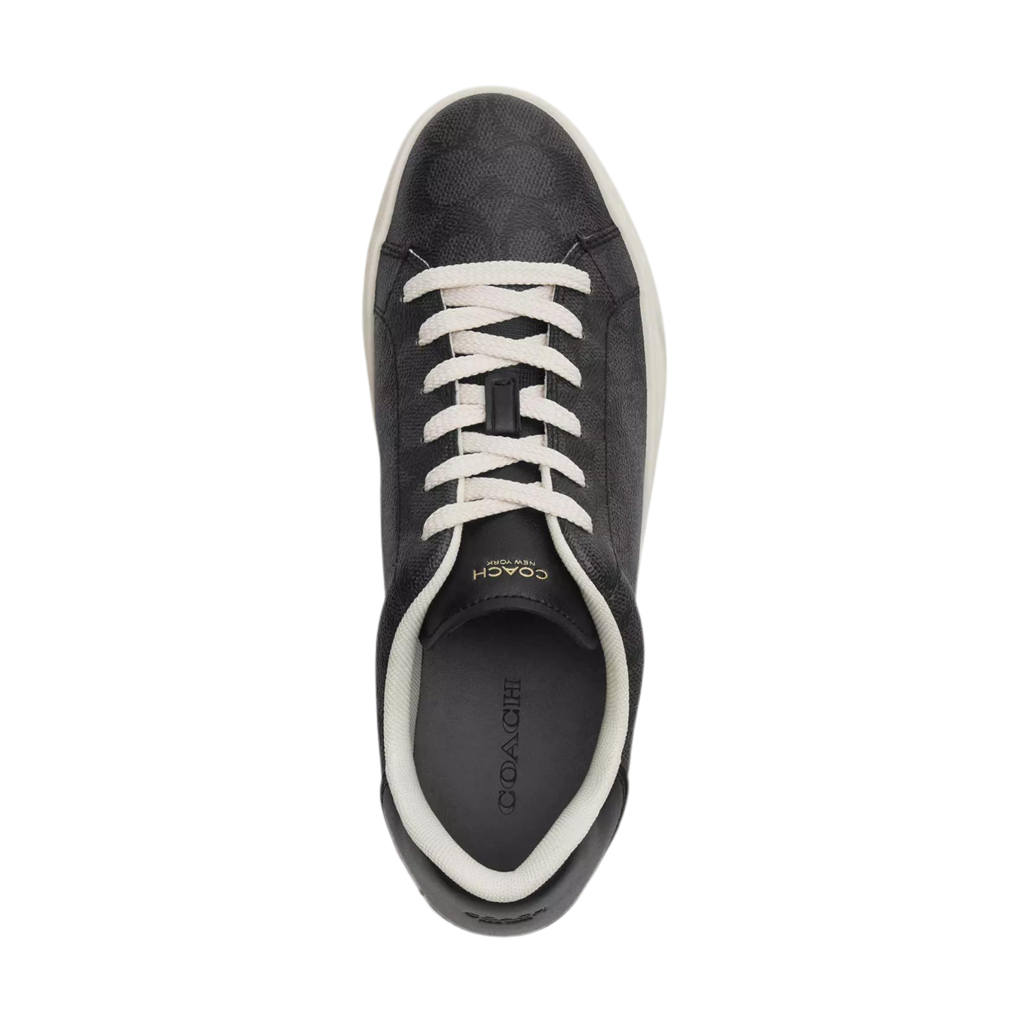 COACH Women's High Line Sneaker - Charcoal Black