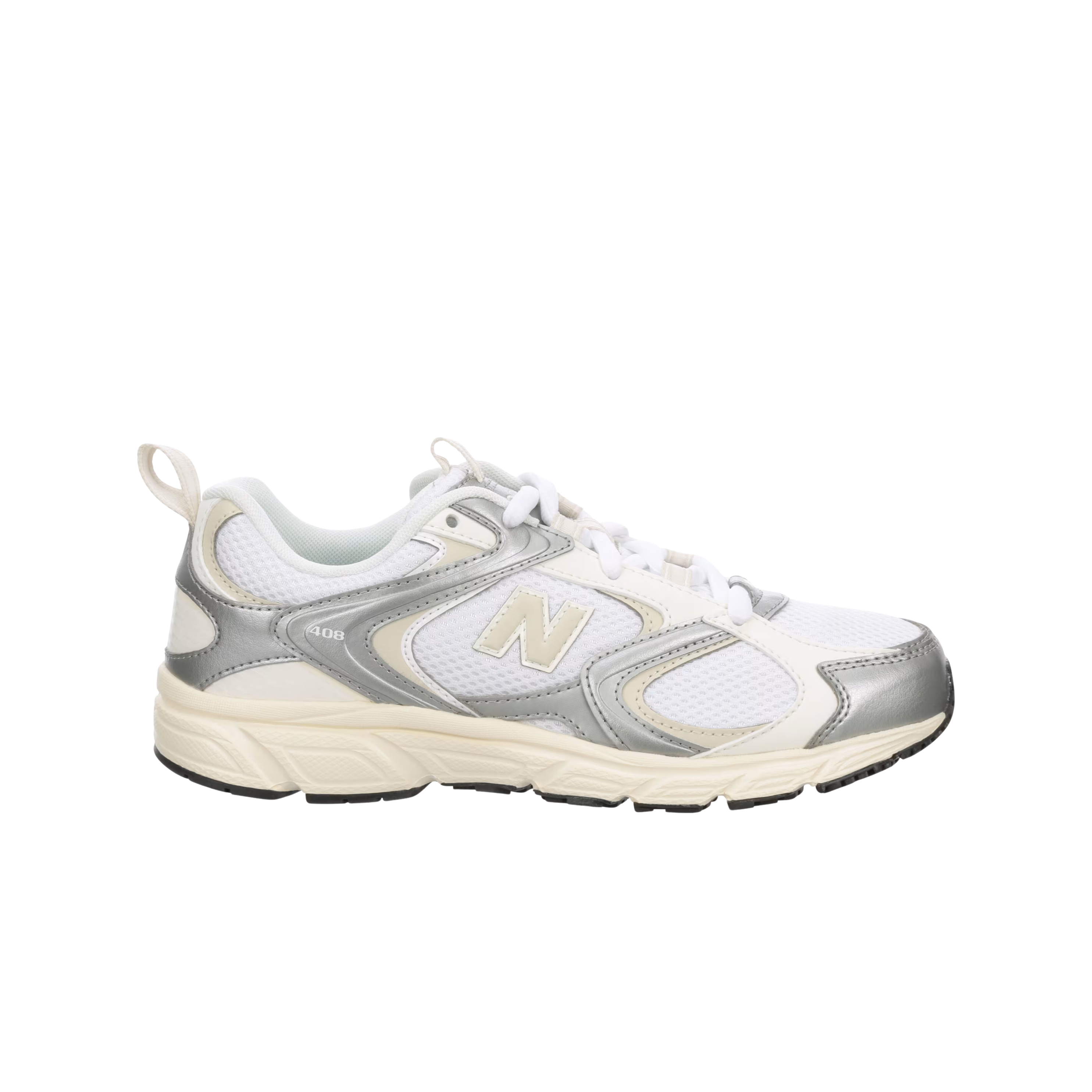 New Balance Women 408 Sneaker - White Silver