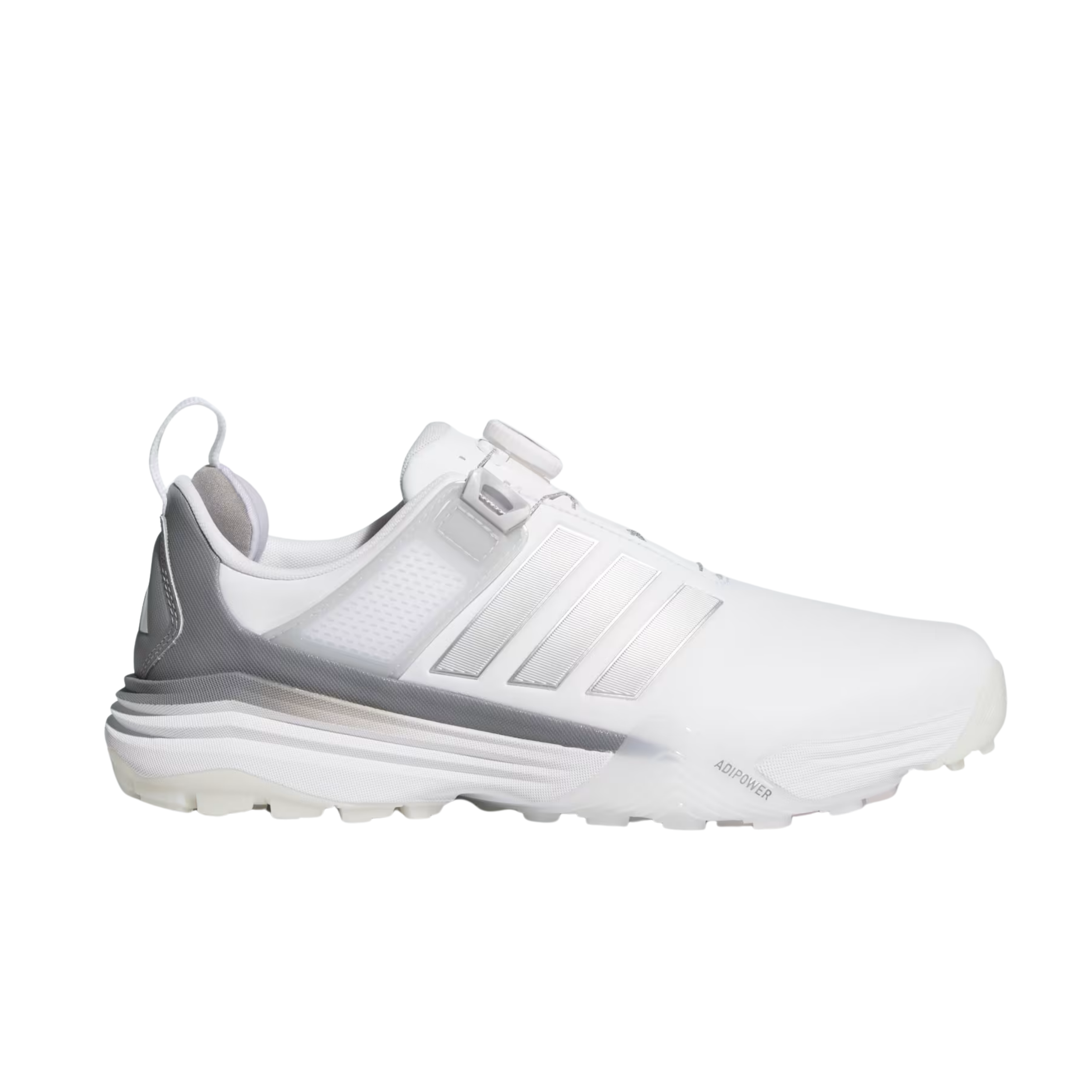 Adidas Men Adipower 26 Boa Spikeless Golf - Cloud White Silver Metallic