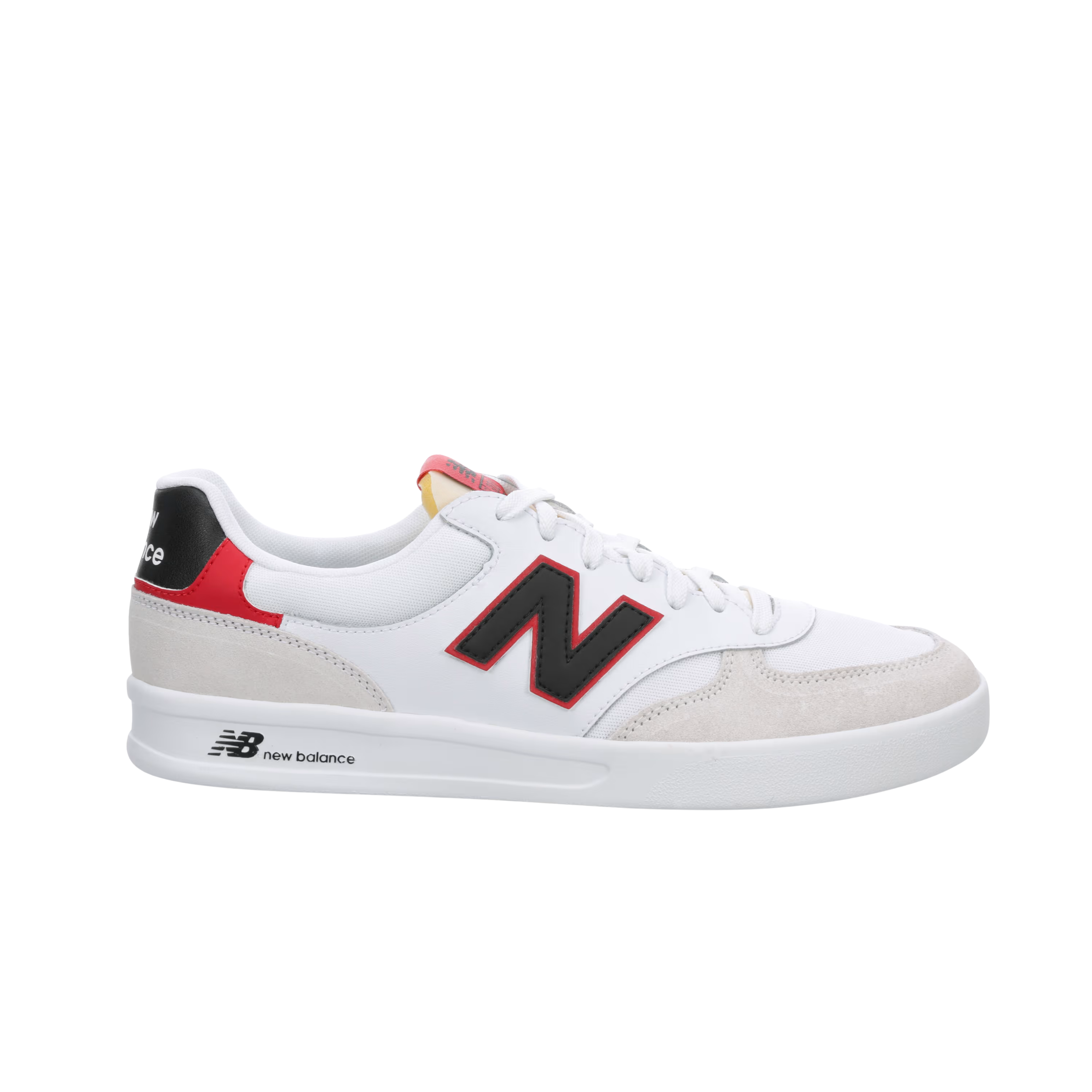 New Balance Women CT300 V3 Court Sneaker - White Red