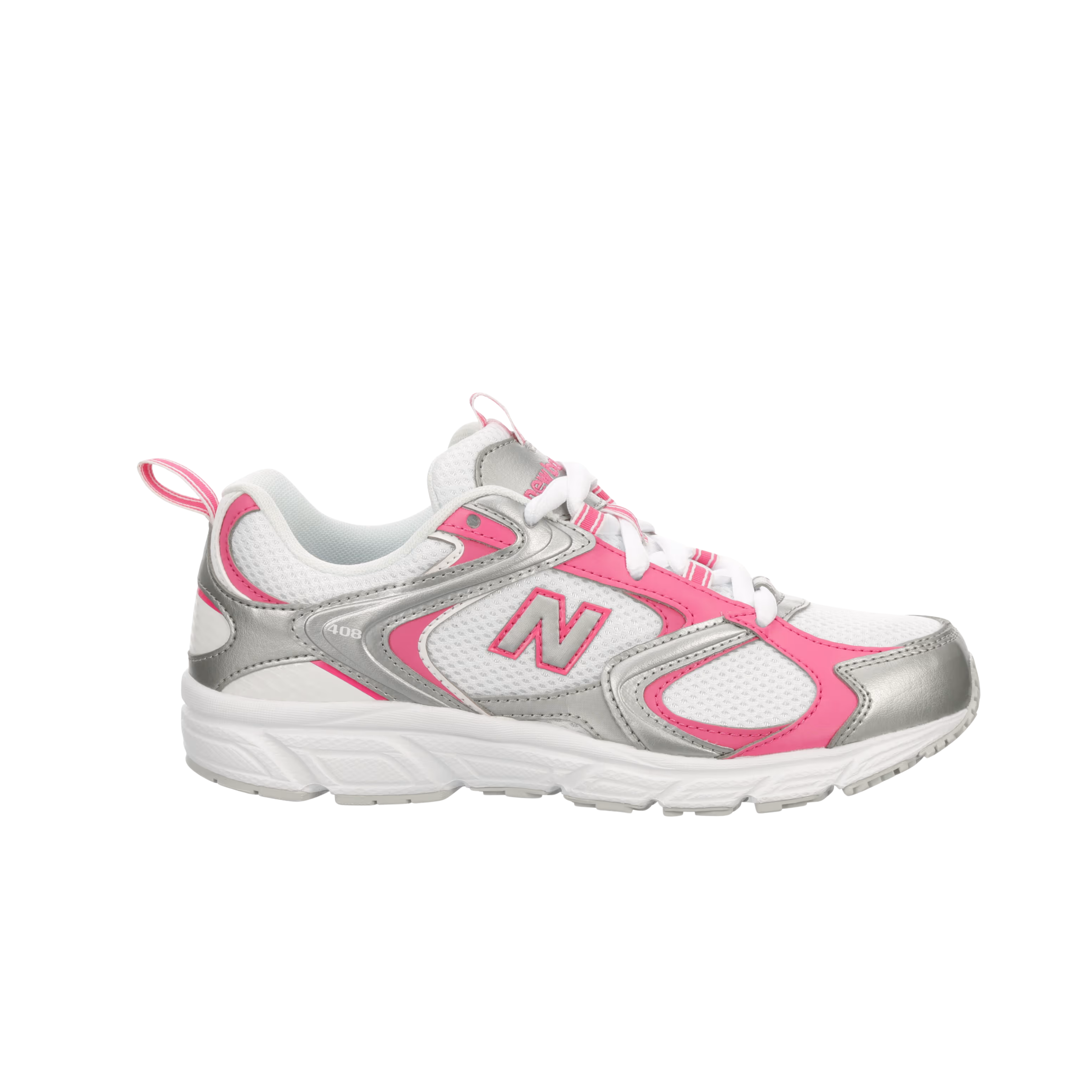 New Balance Women 408 Sneaker - White Pink