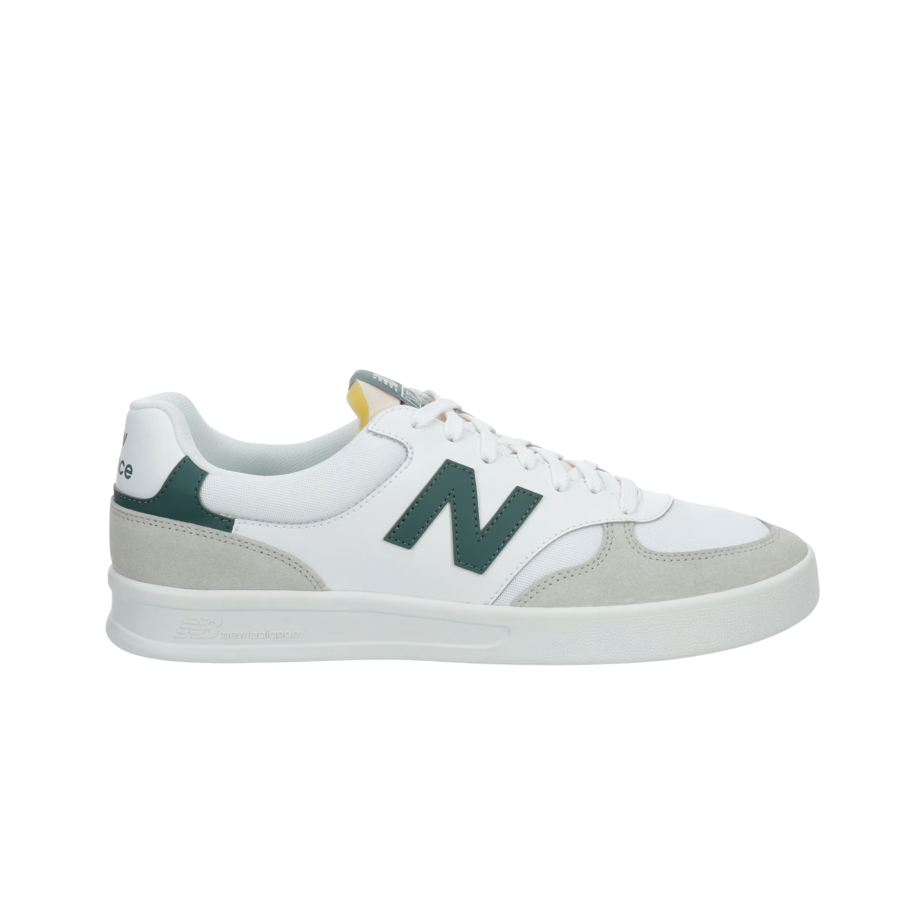 New Balance Women CT300 V3 Court Sneaker - White Green
