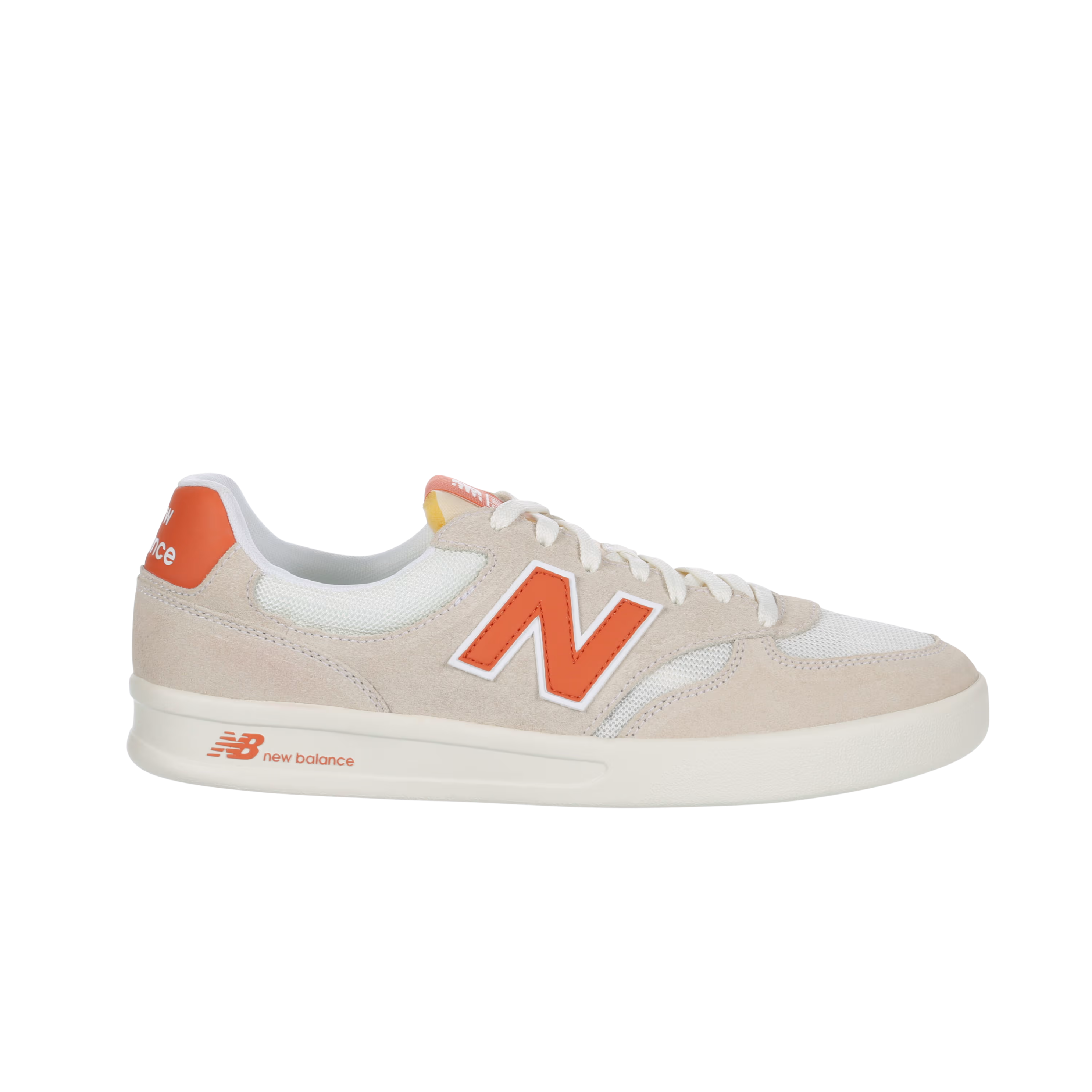 New Balance Women CT300 V3 Court Sneaker - White Orange