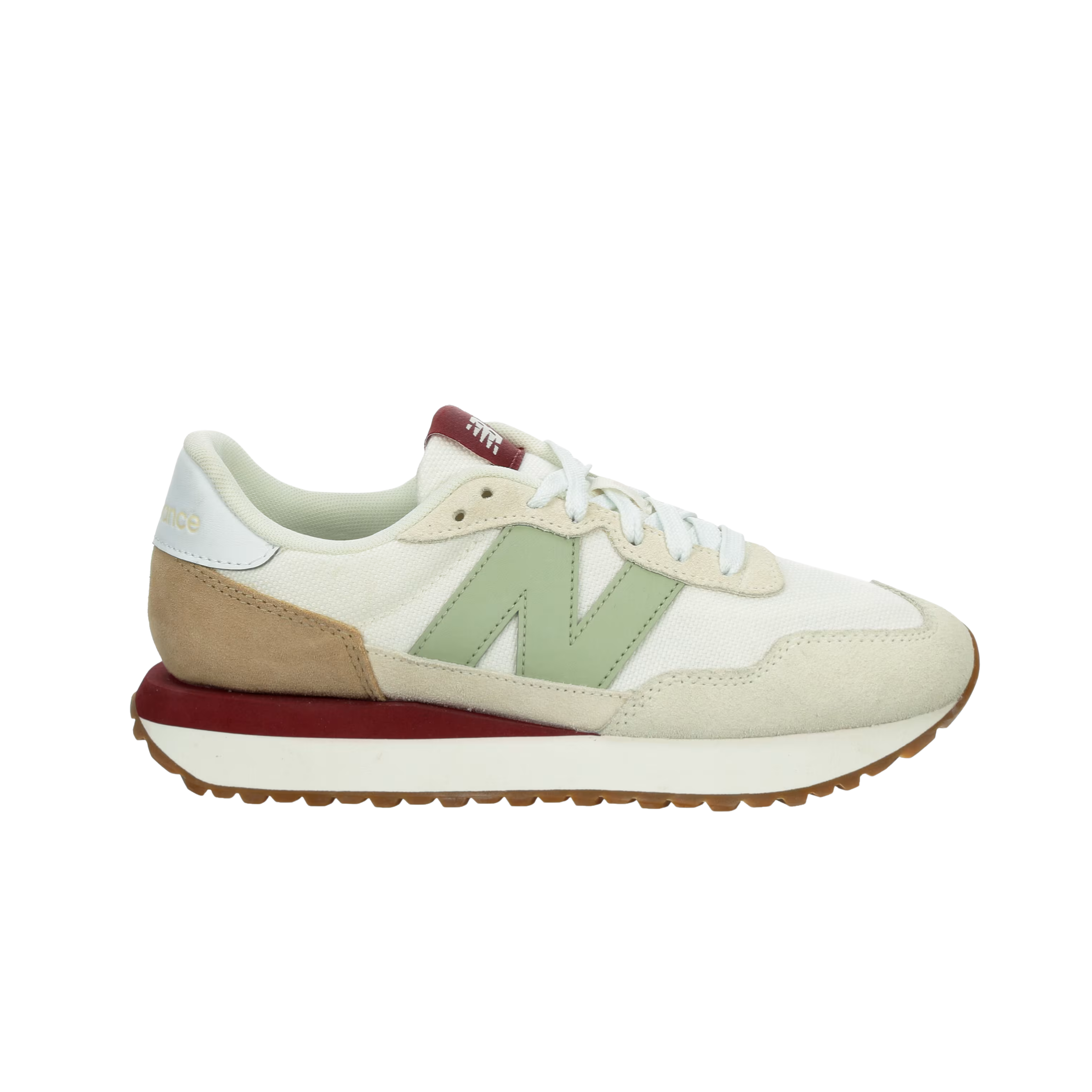 New Balance Women 237 Sneaker - White Green