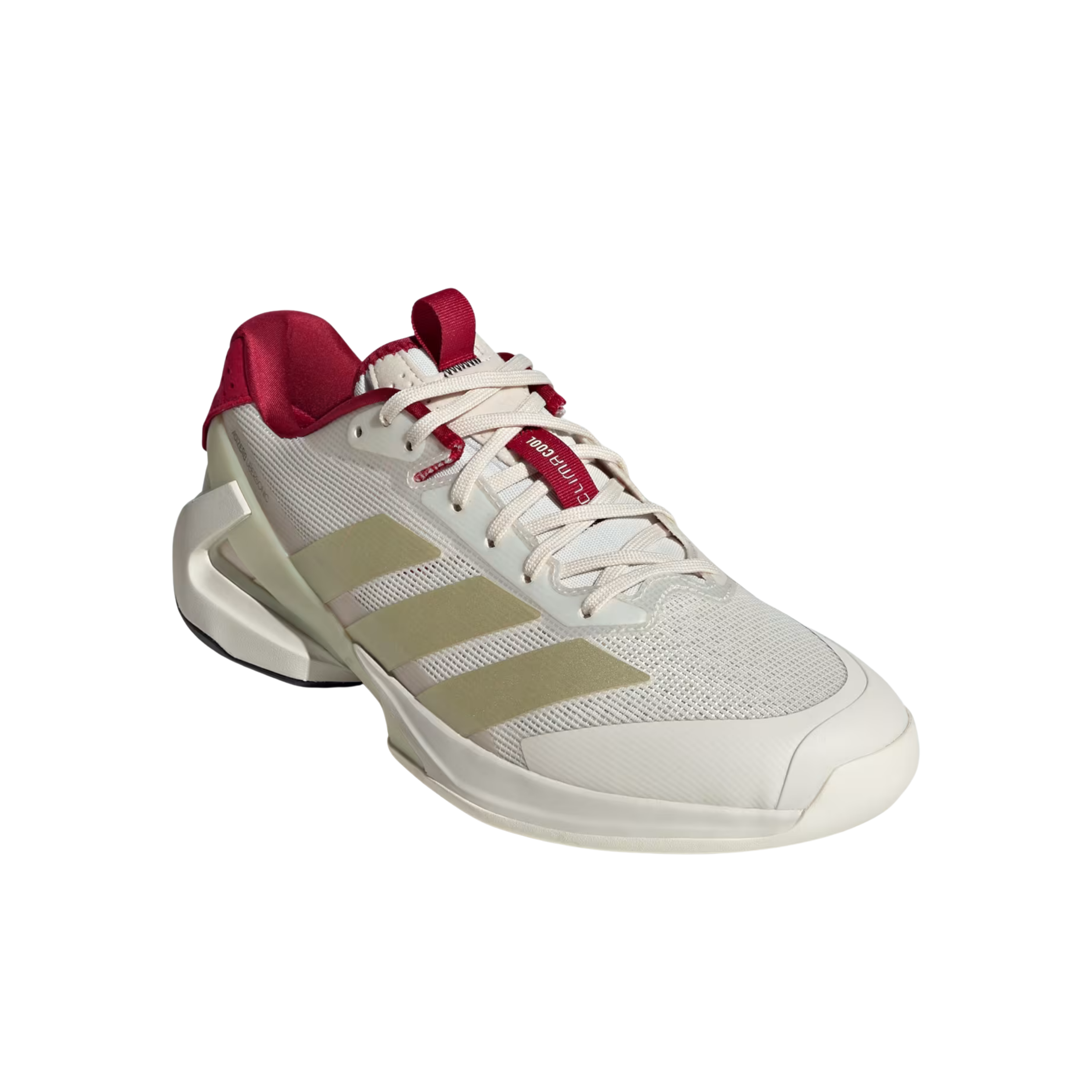 Adidas Men Adizero Ubersonic 5 Tennis - Chalk White Ice Gold Met.