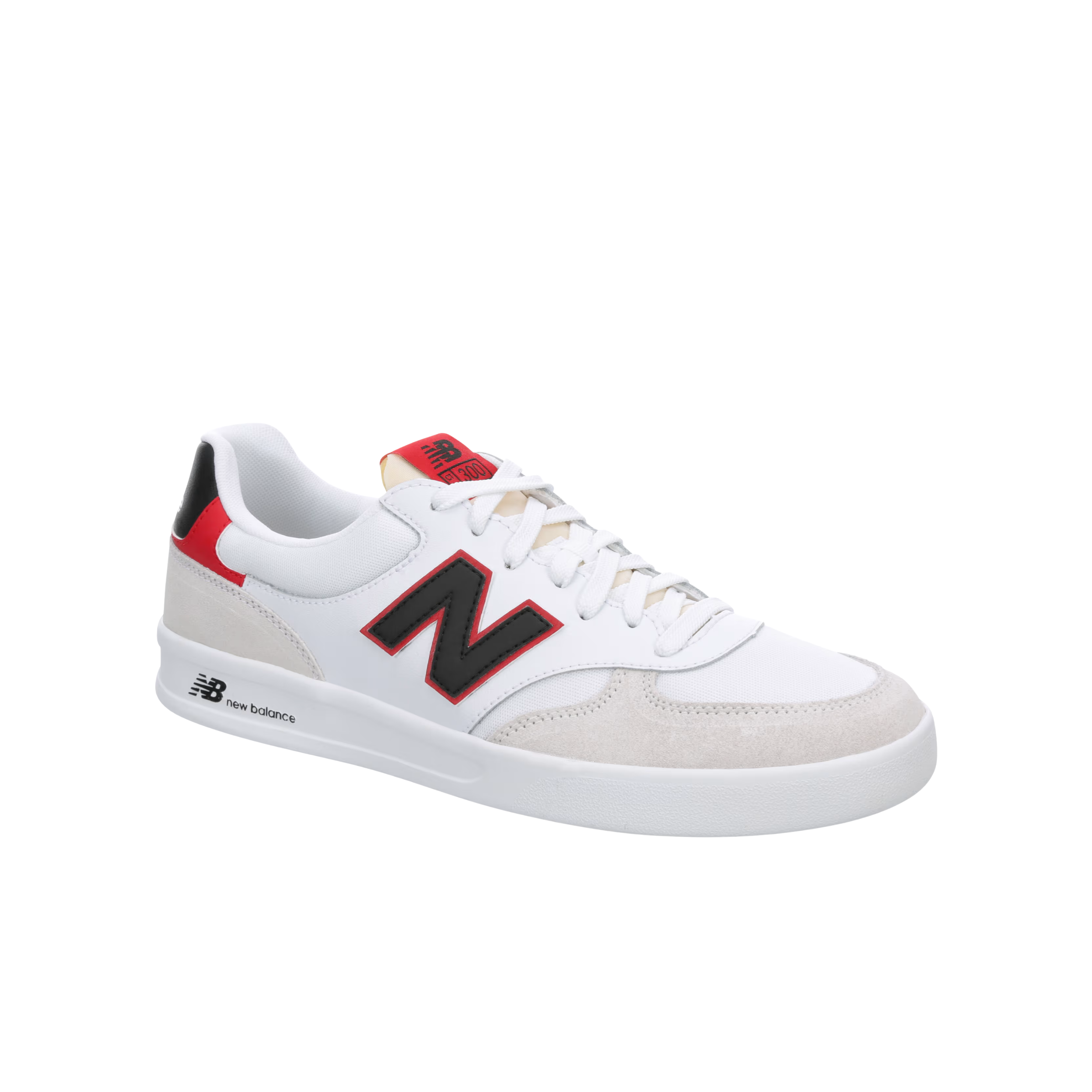 New Balance Women CT300 V3 Court Sneaker - White Red