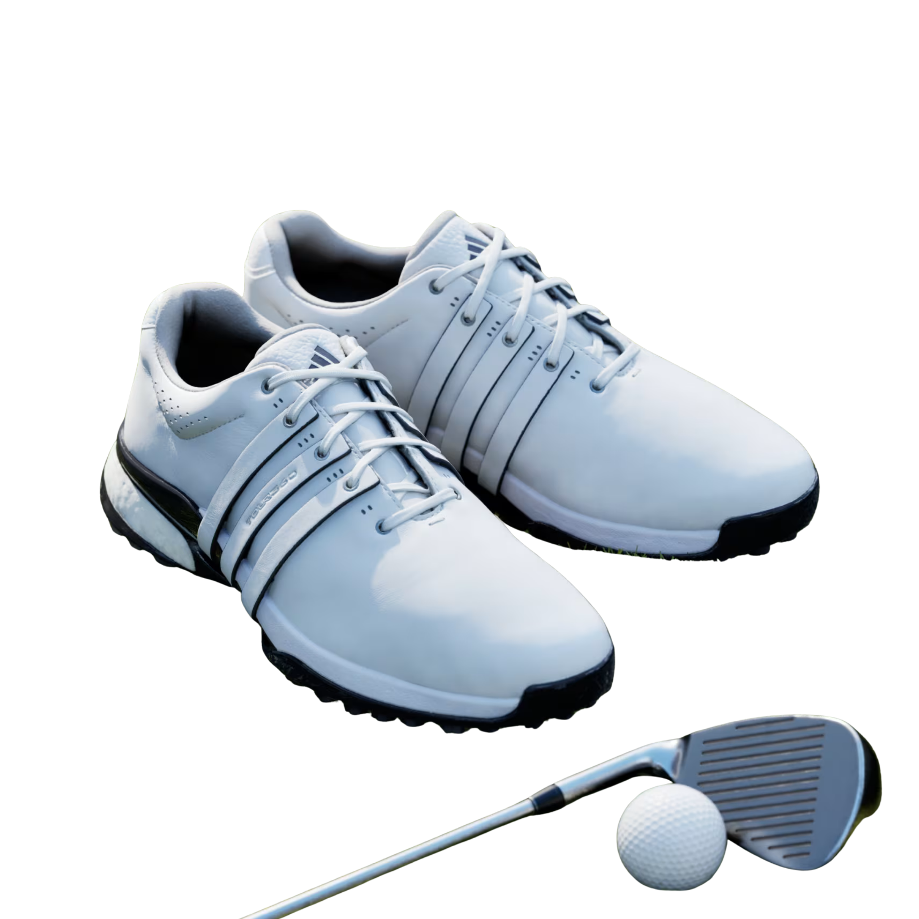Adidas Men Tour360 25 Spikeles Golf - Cloud White Collegiate Navy