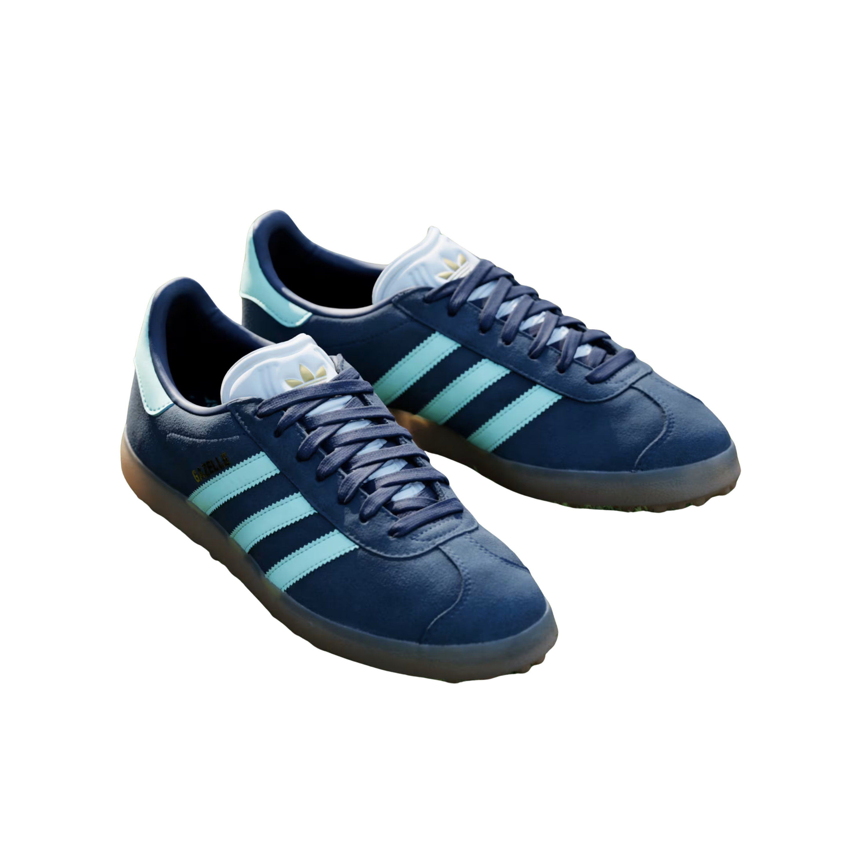 Adidas Men Gazelle Leather Spikeless Golf - Night Indigo Clear Mint