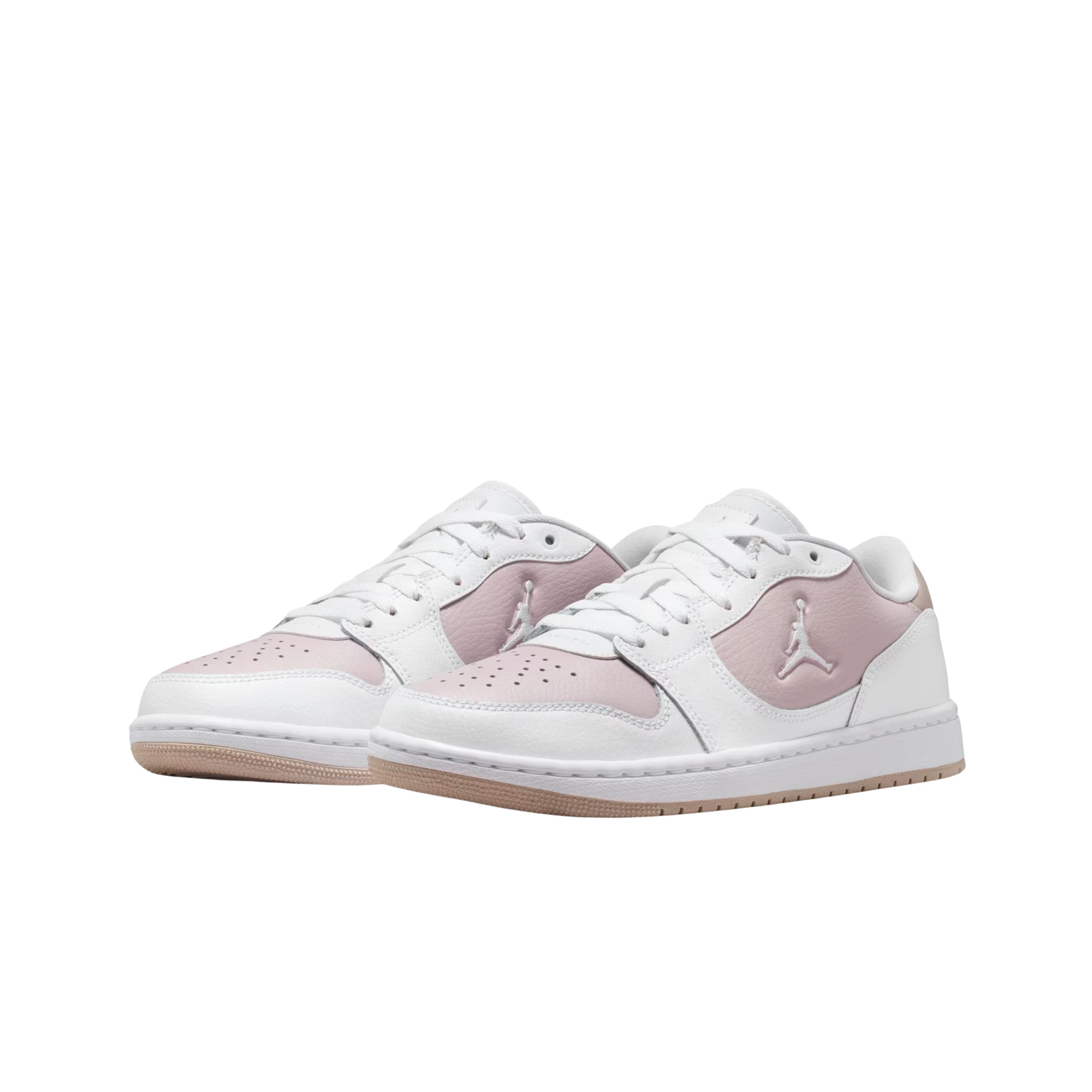 Jordan Women Court Connect Low Sneaker - White Pink