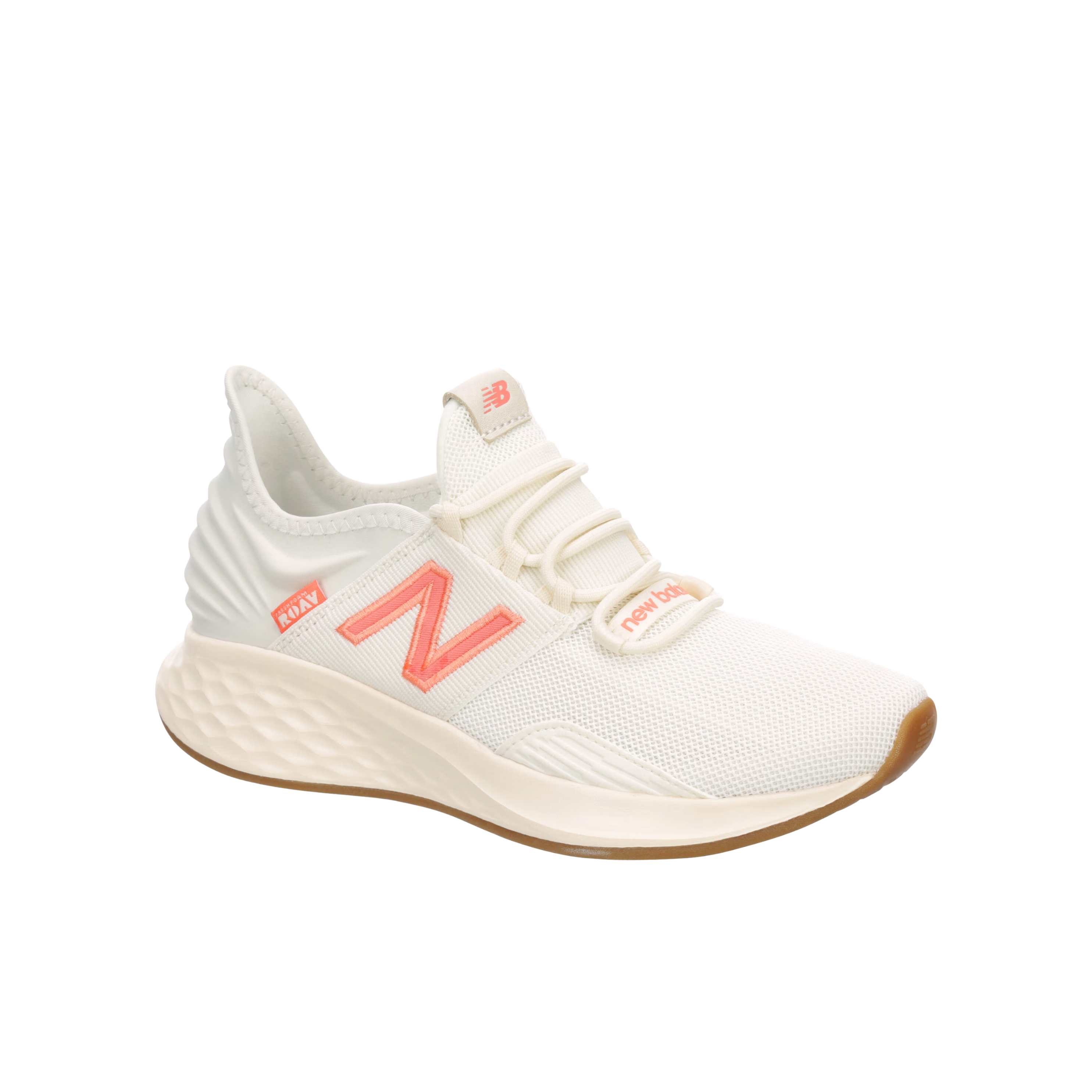 New Balance Women Fresh Foam Roav Running - Off White Orange