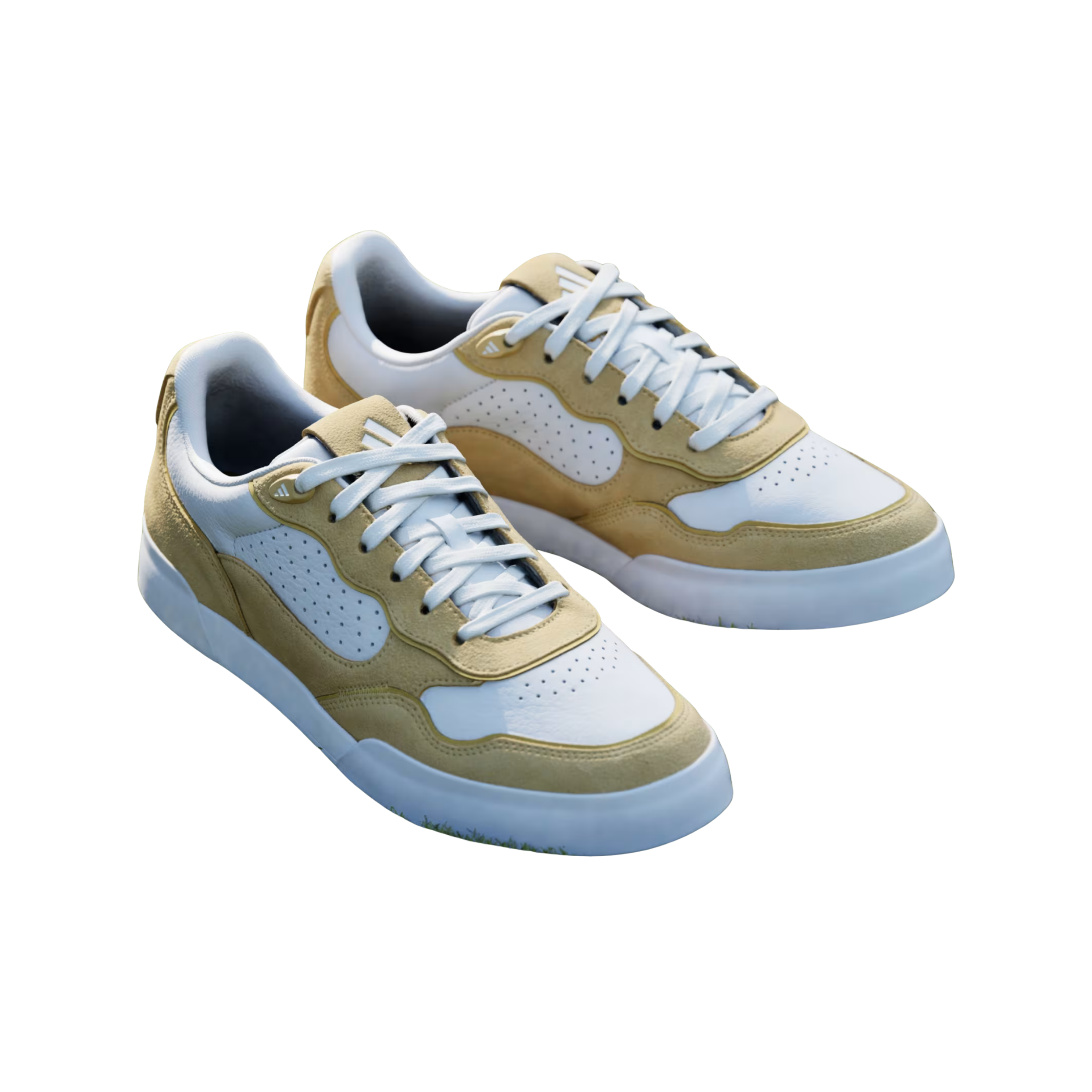 Adidas Men Retrocross 25 Spikeless Golf - Cloud White Oat Gum