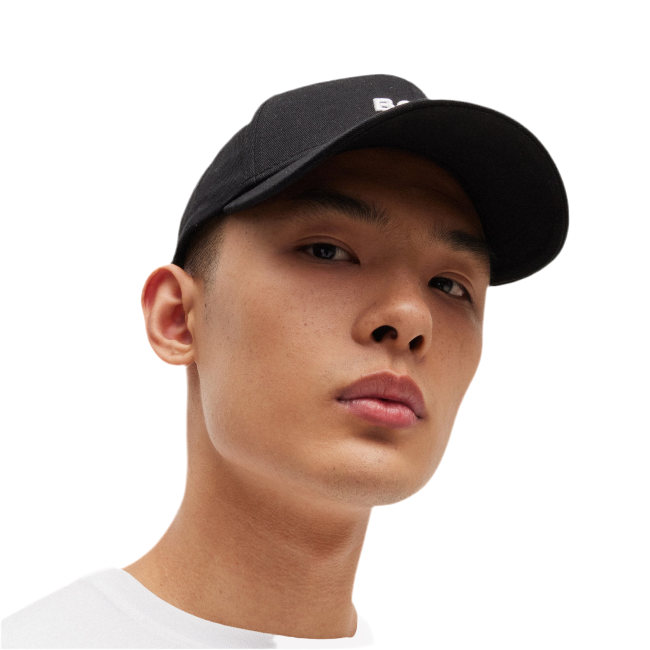 Hugo Boss Cotton Six-panel Logo Cap - Black