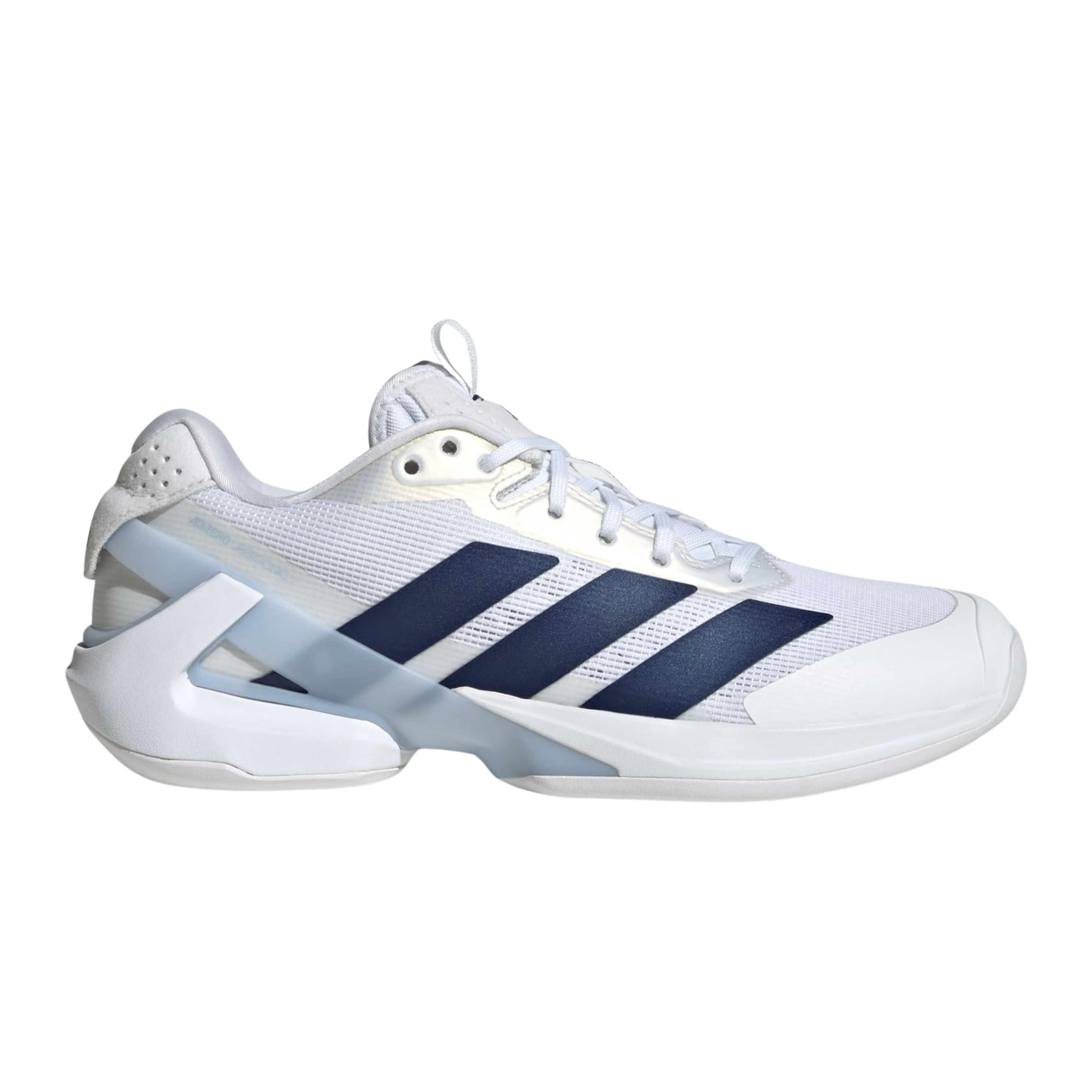 Adidas Women Adizero Ubersonic 5 Tennis - Cloud White Dark Blue Crystal Sky