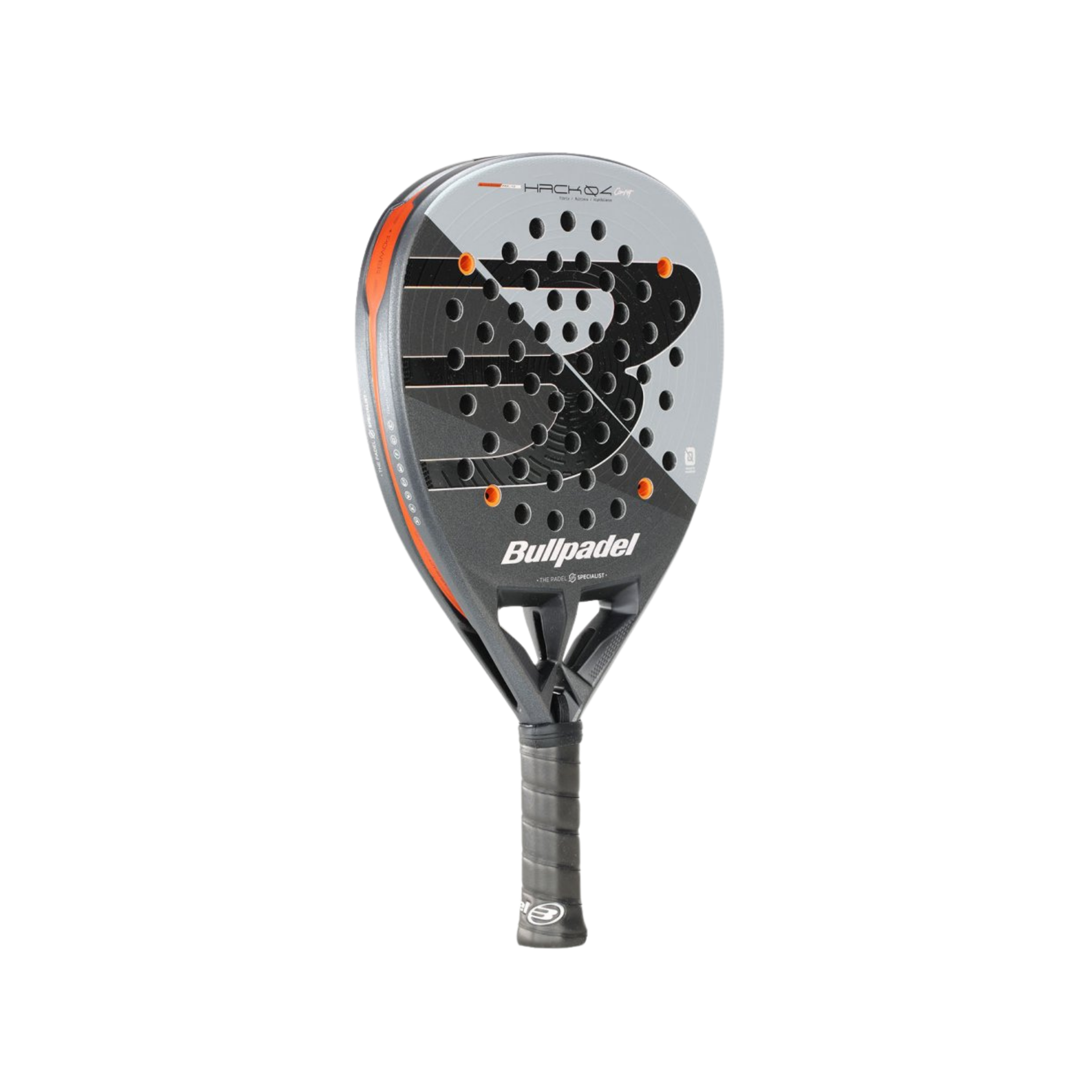 Bullpadel Hack 04 CMF 2026 Padel Racket - Black Silver