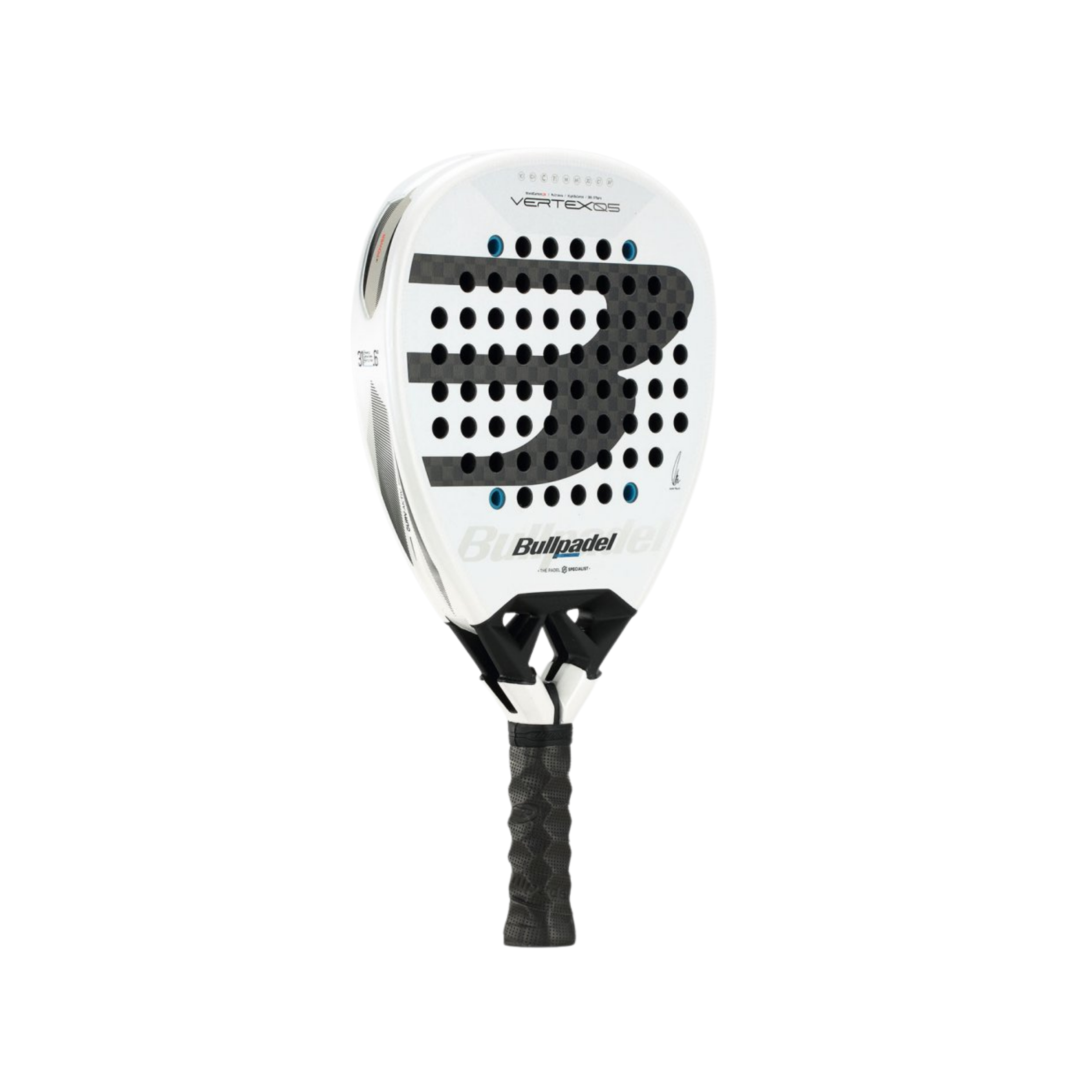 Bullpadel Vertex 05 2026 Padel Racket - White Black