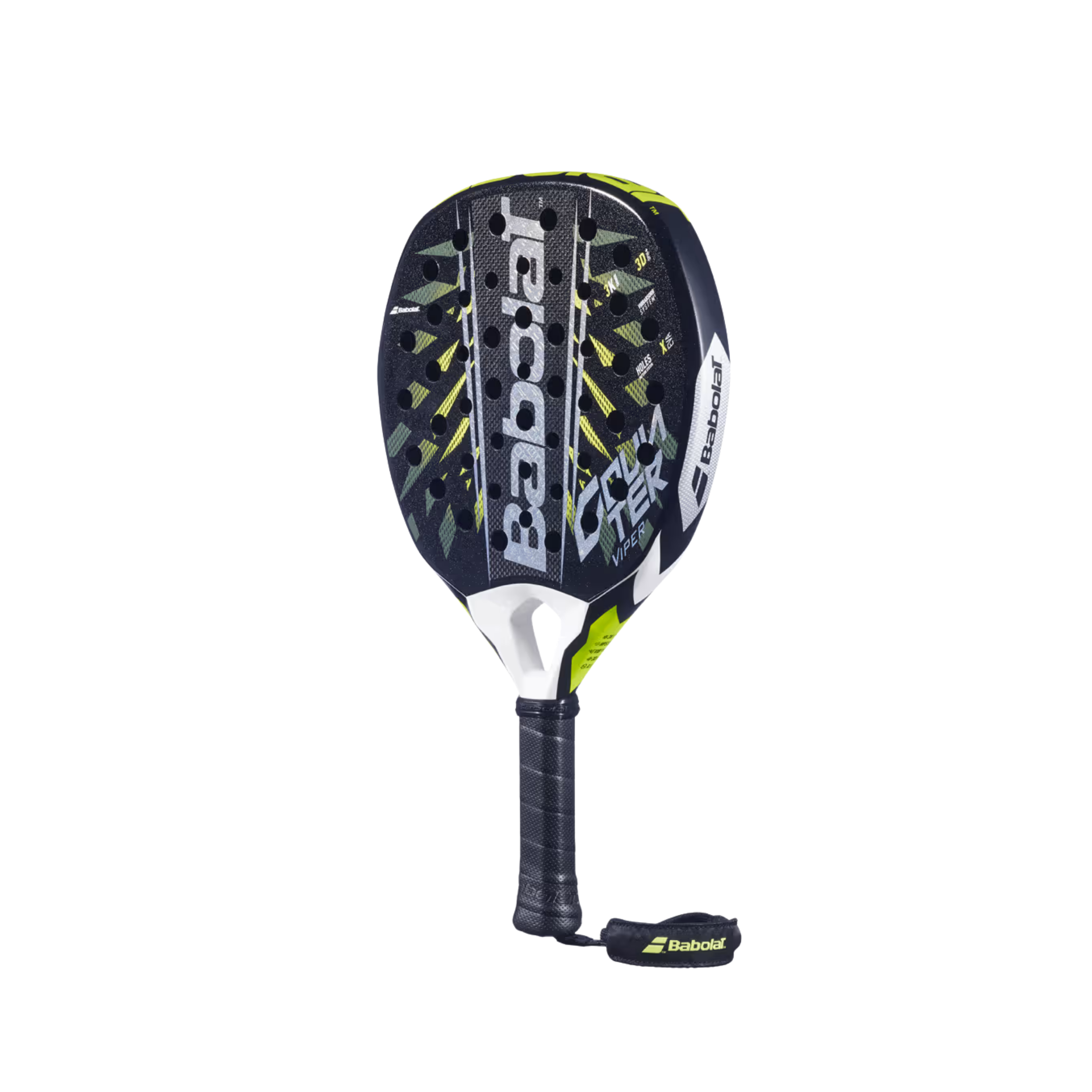 Babolat Counter Viper 2.6 Padel Racket - Yellow Black