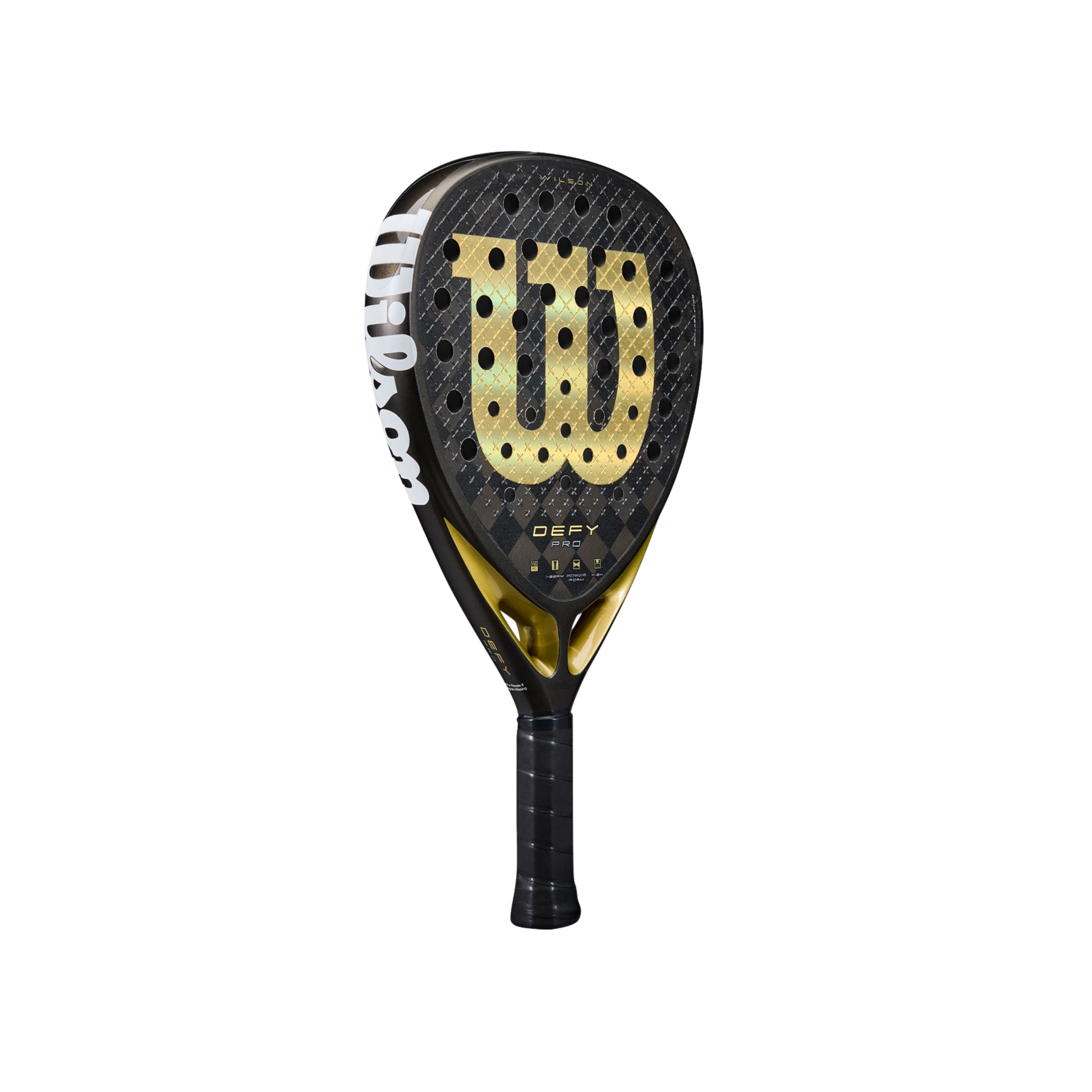 Wilson Defy Pro V1 Padel Racket - Black Gold