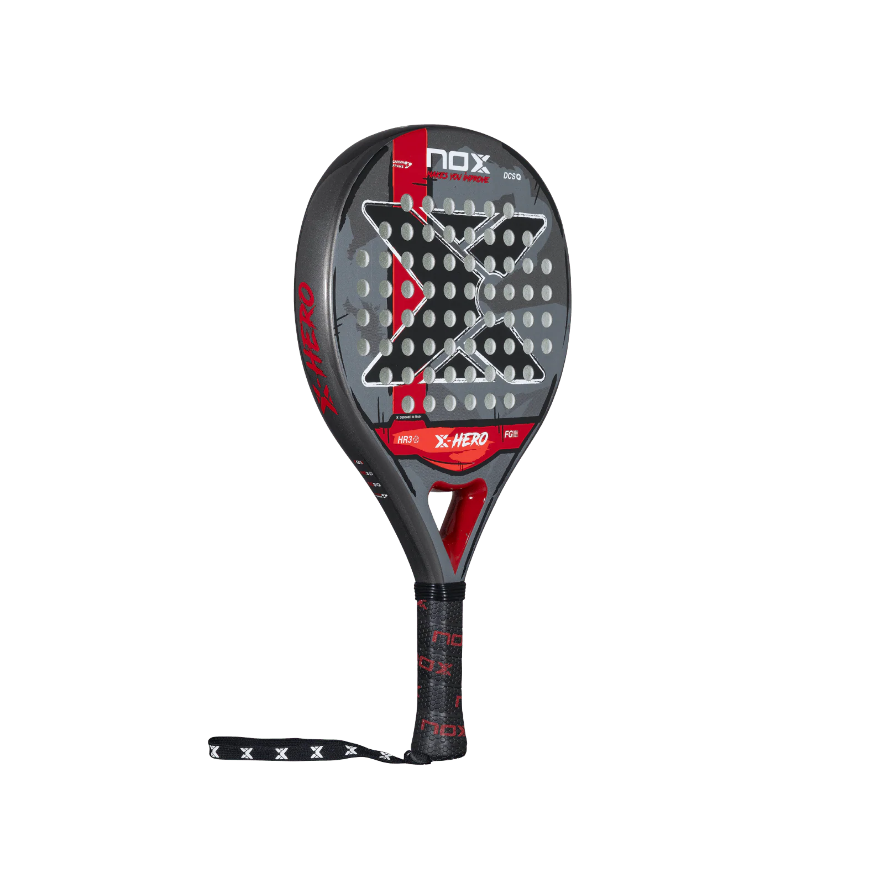 Nox X Hero Red 2026 Padel Racket - Red