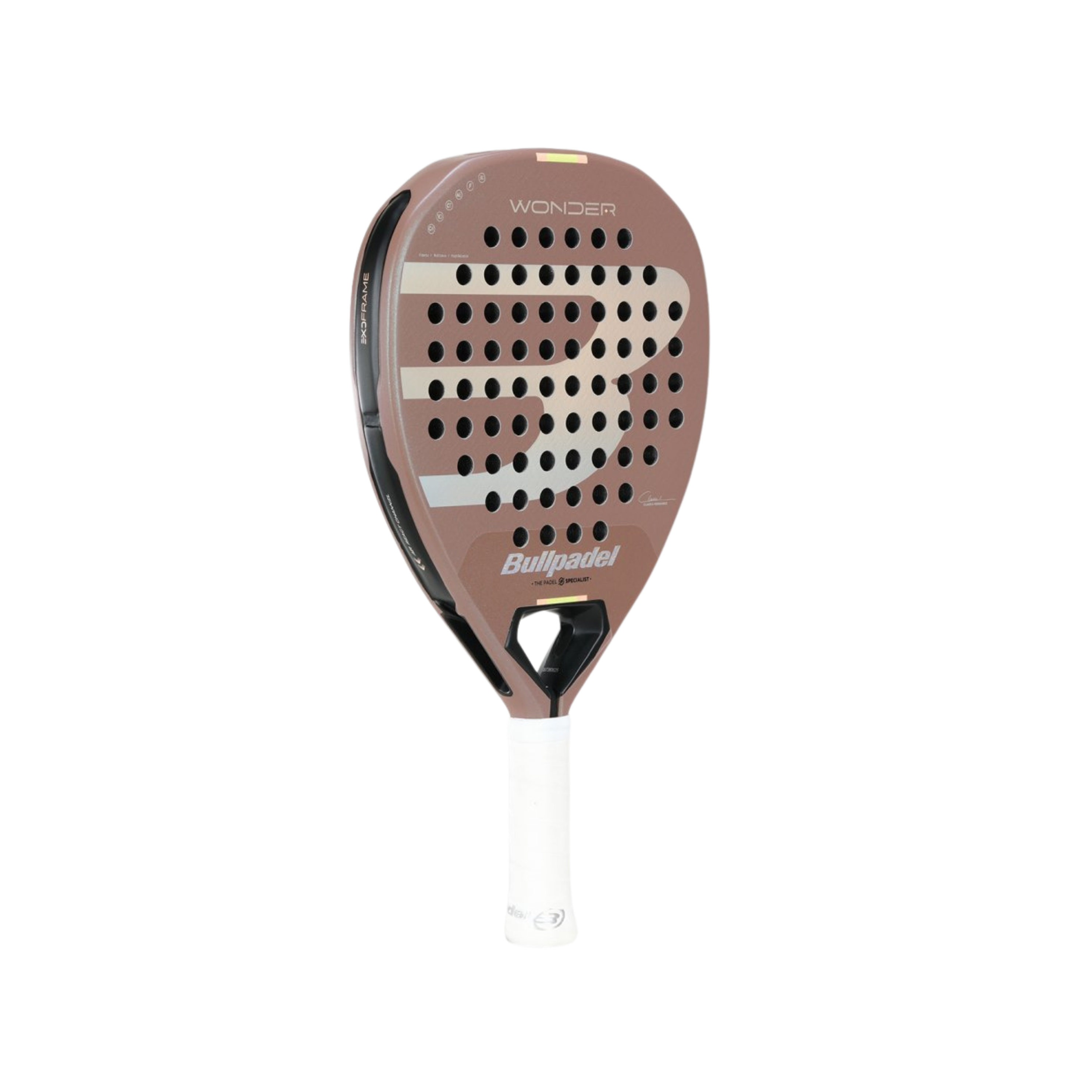 Bullpadel Wonder 2026 Padel Racket - Gold Rose White