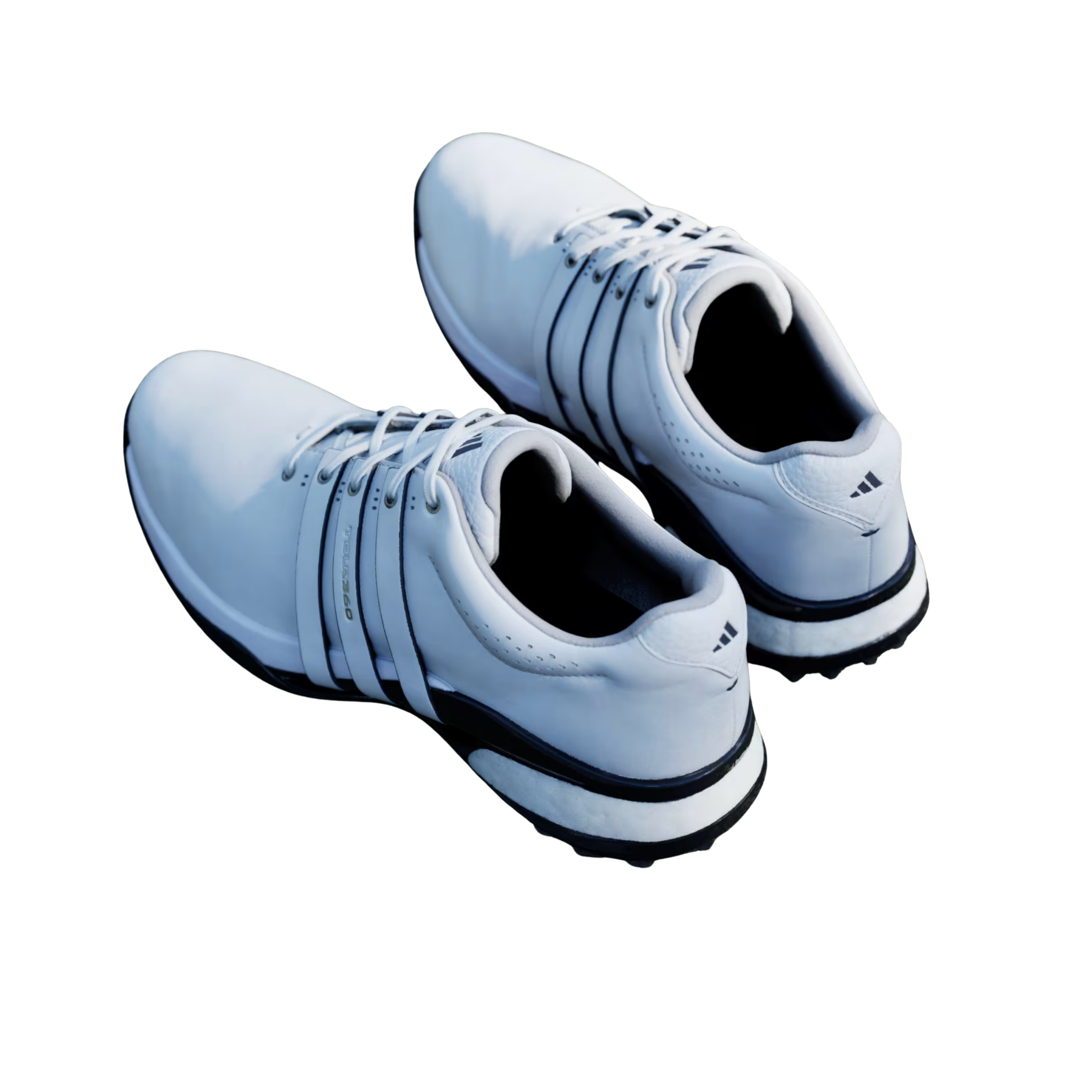 Adidas Men Tour360 25 Spikeles Golf - Cloud White Collegiate Navy