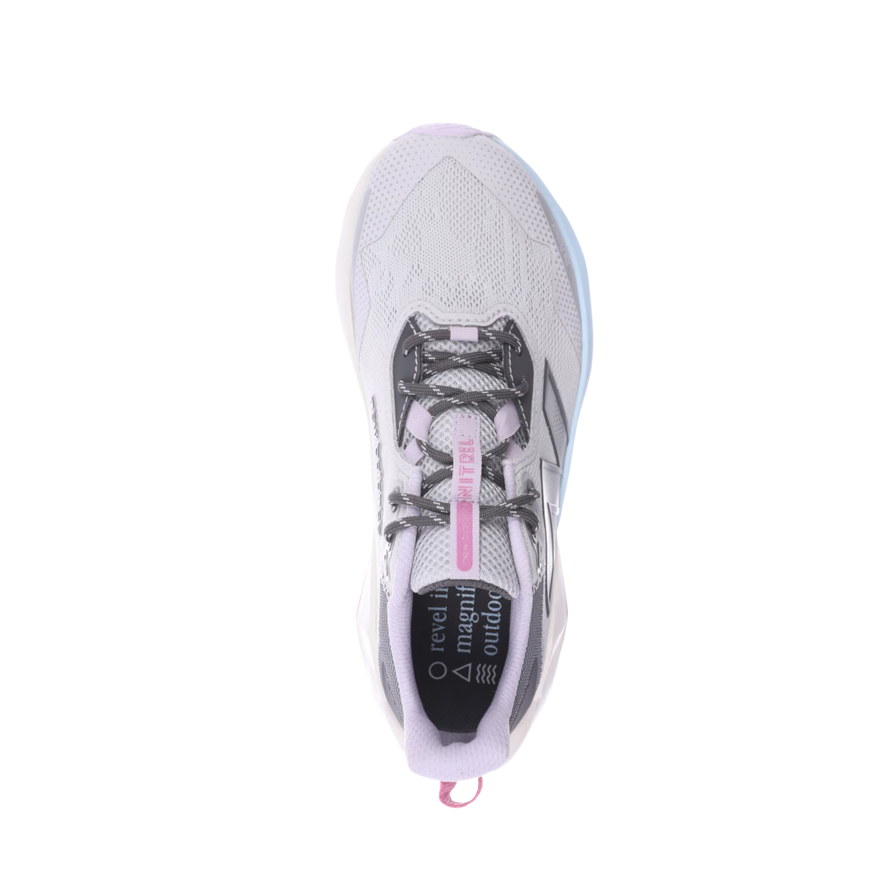 New Balance Women Nitrel V6 Trail Sneaker - Pale Gray