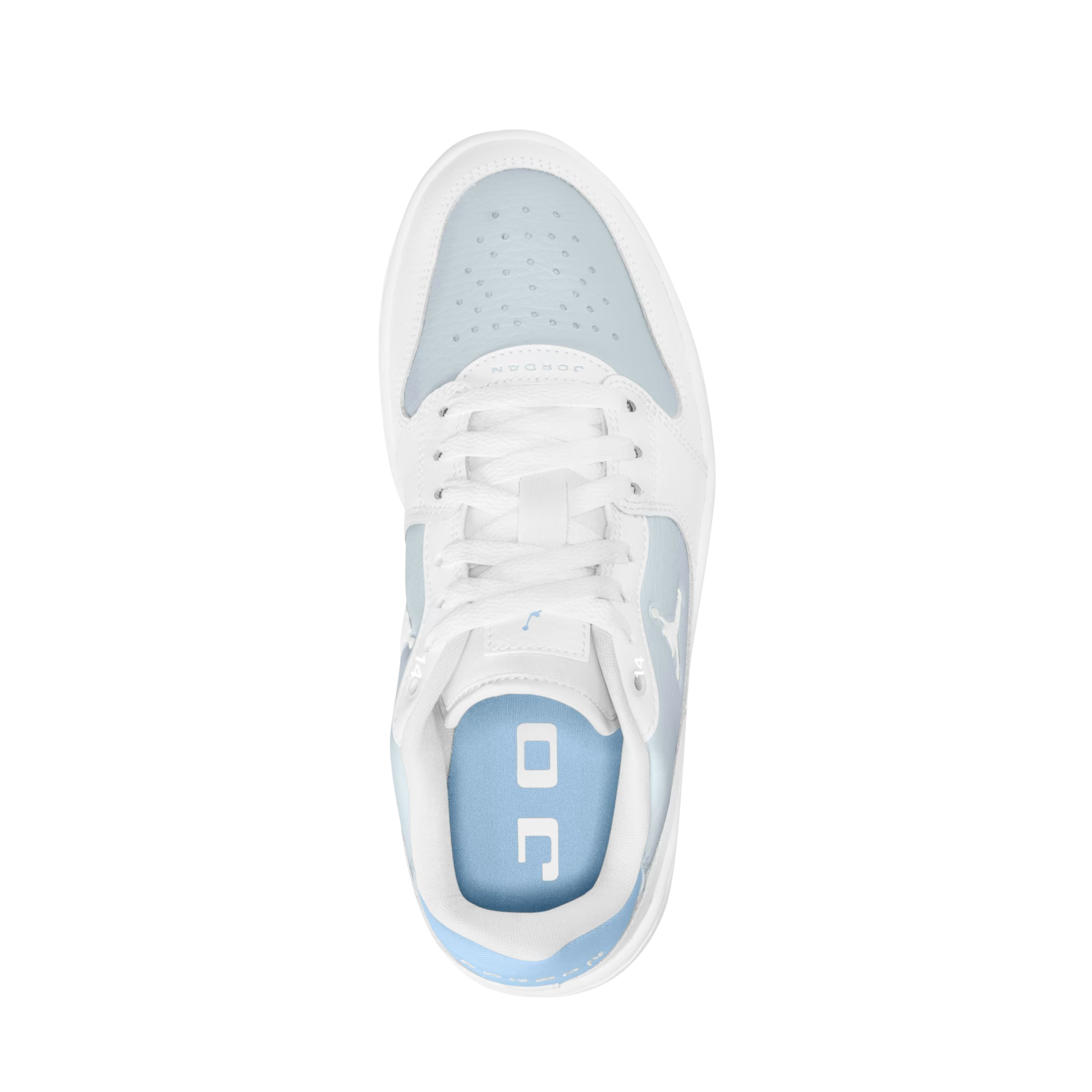 Jordan Women Court Connect Low Sneaker - White Blue
